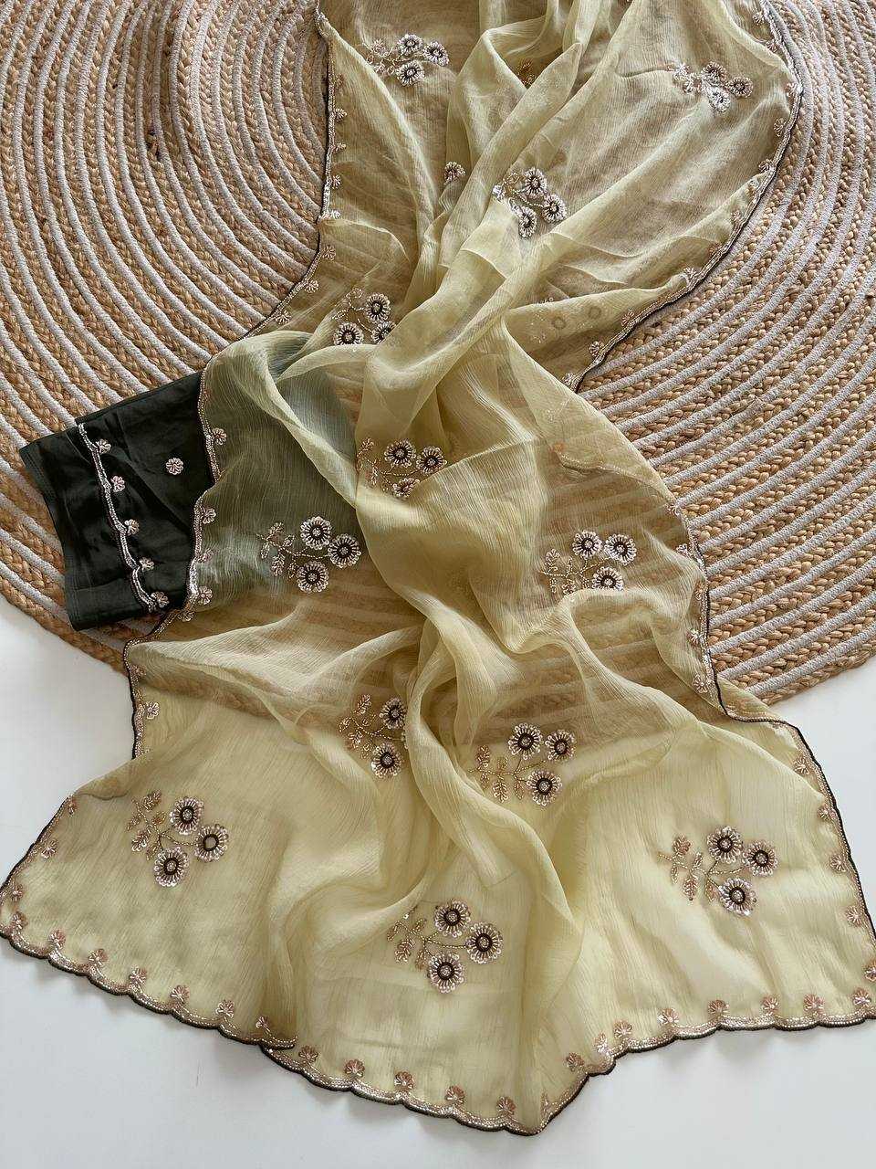 Chiffon Sequence Saree