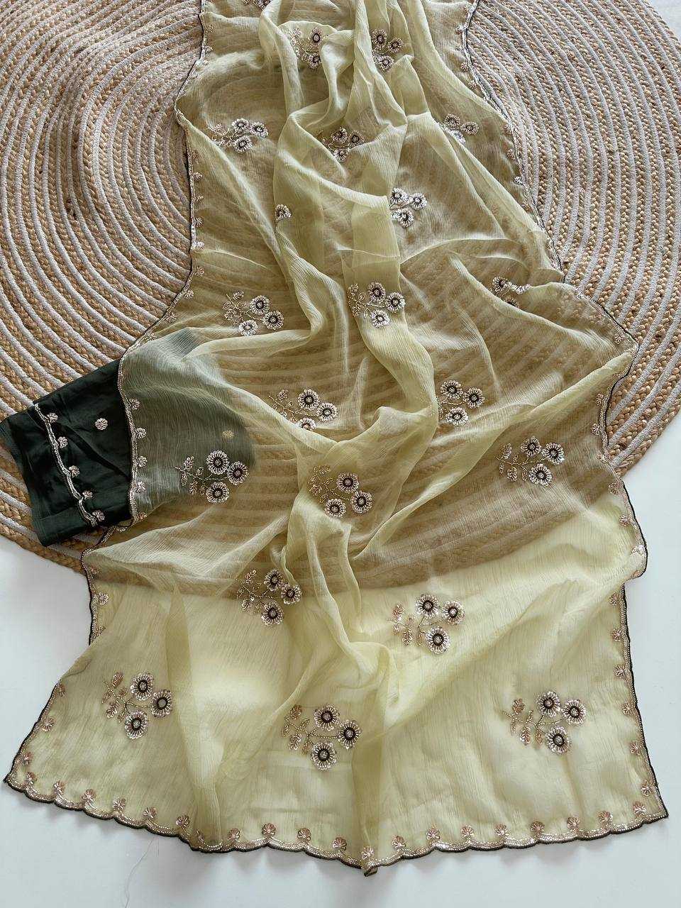Chiffon Sequence Saree