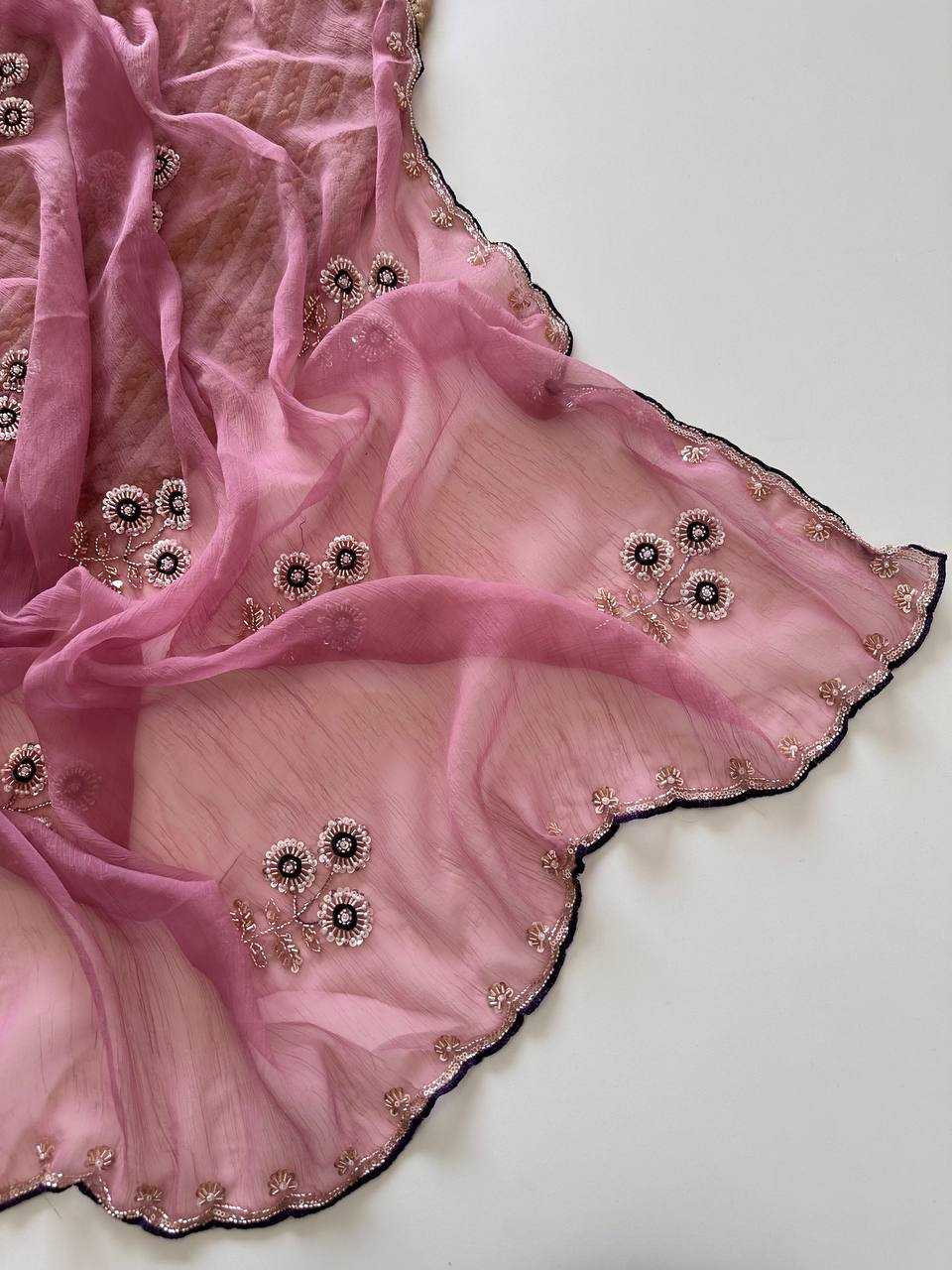 Chiffon Sequence Saree