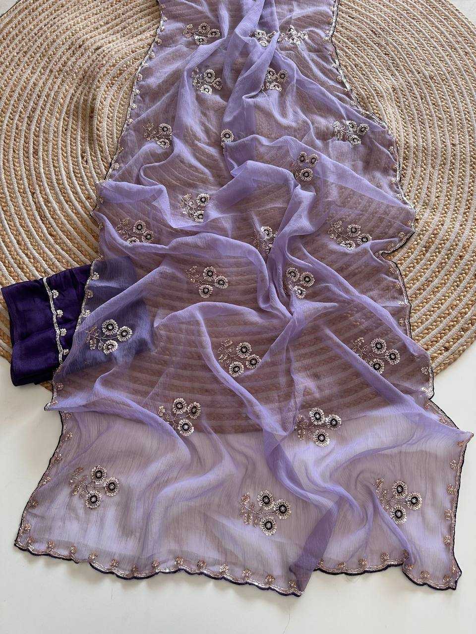 Chiffon Sequence Saree