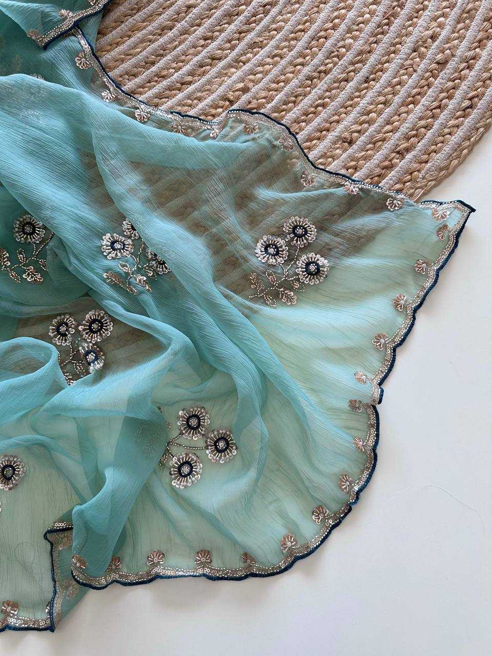 Chiffon Sequence Saree