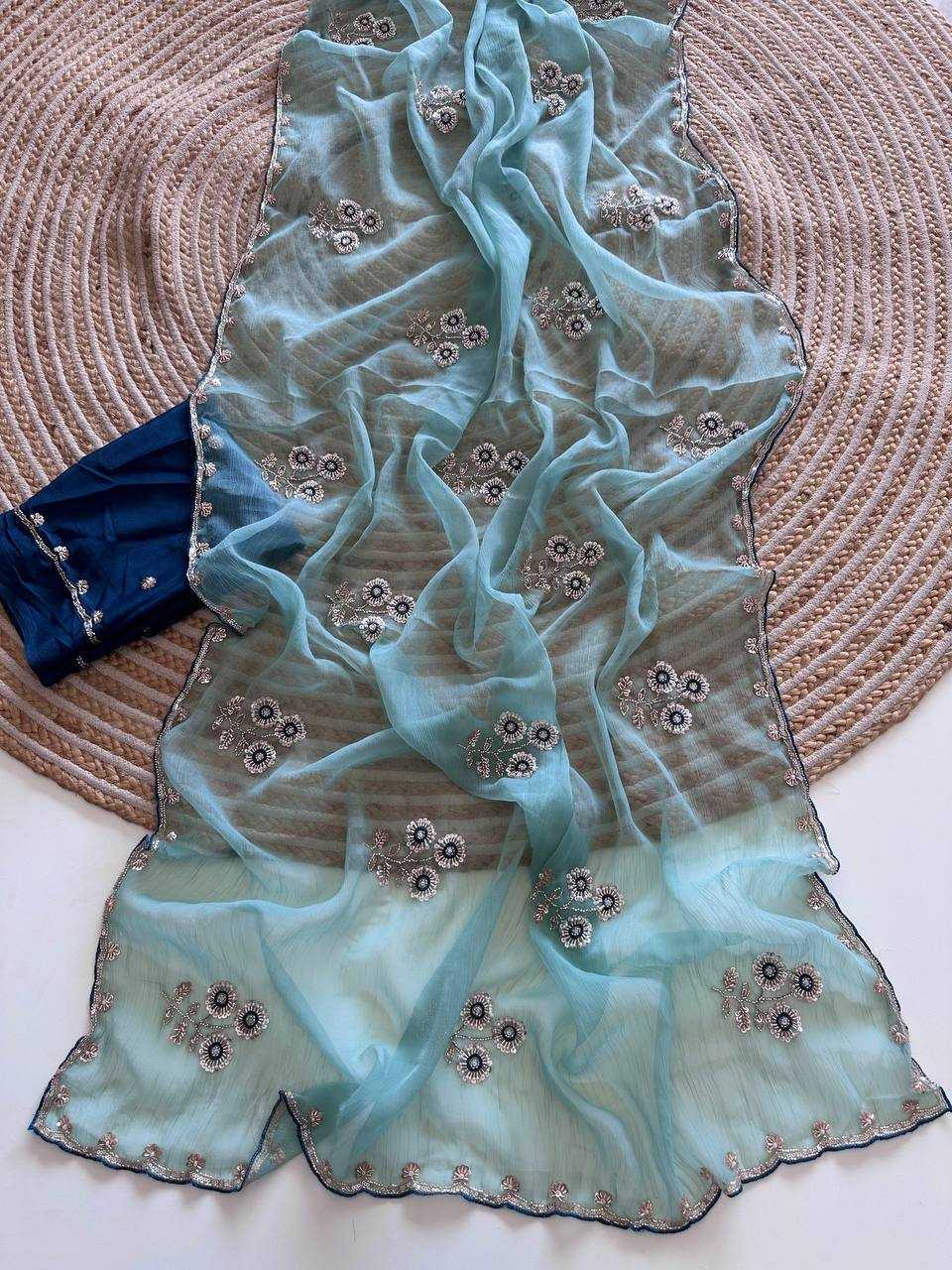 Chiffon Sequence Saree