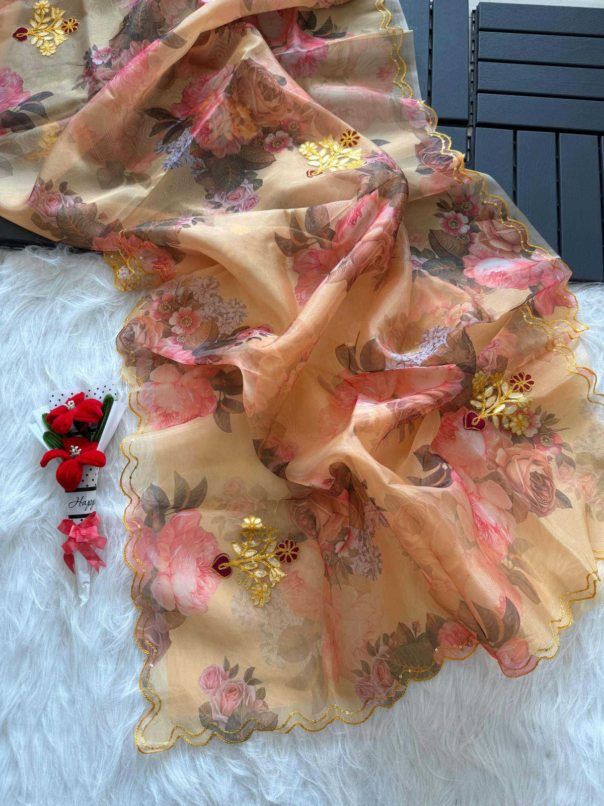 Manju Organza Designer Saree