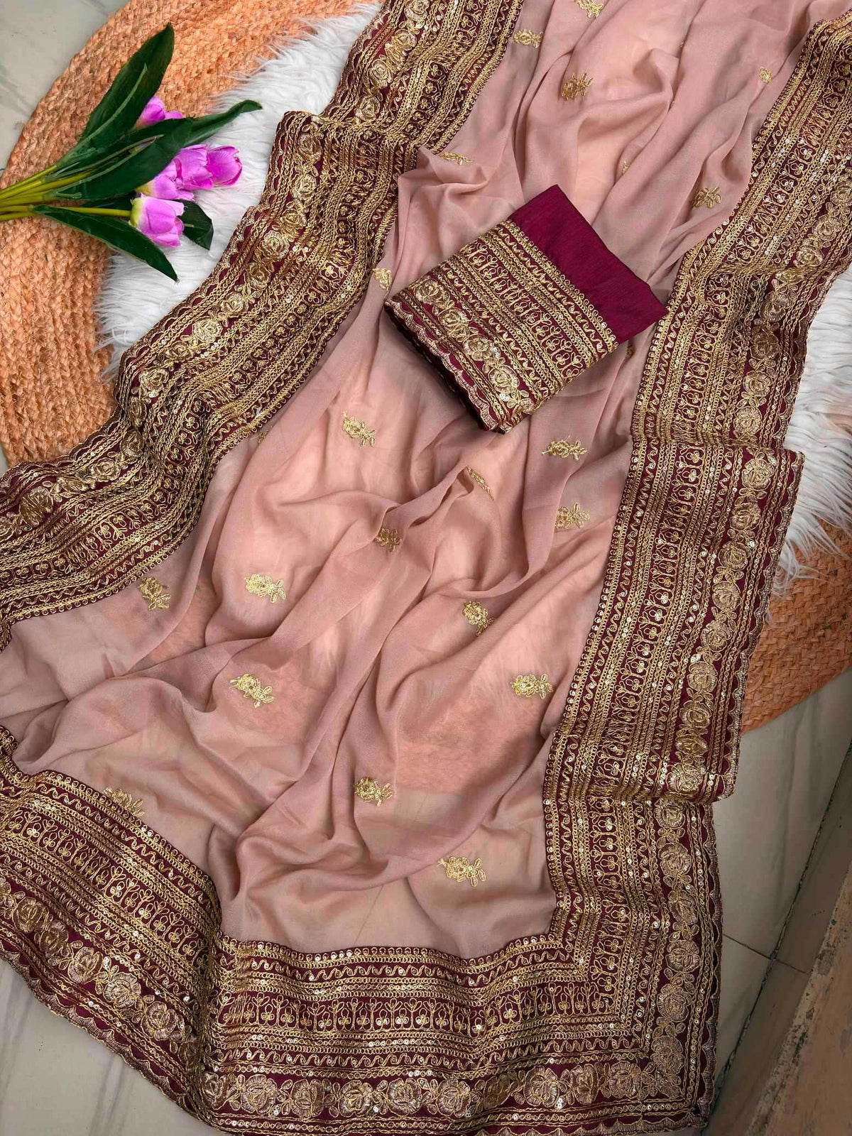 Pure Silk Designer Saree