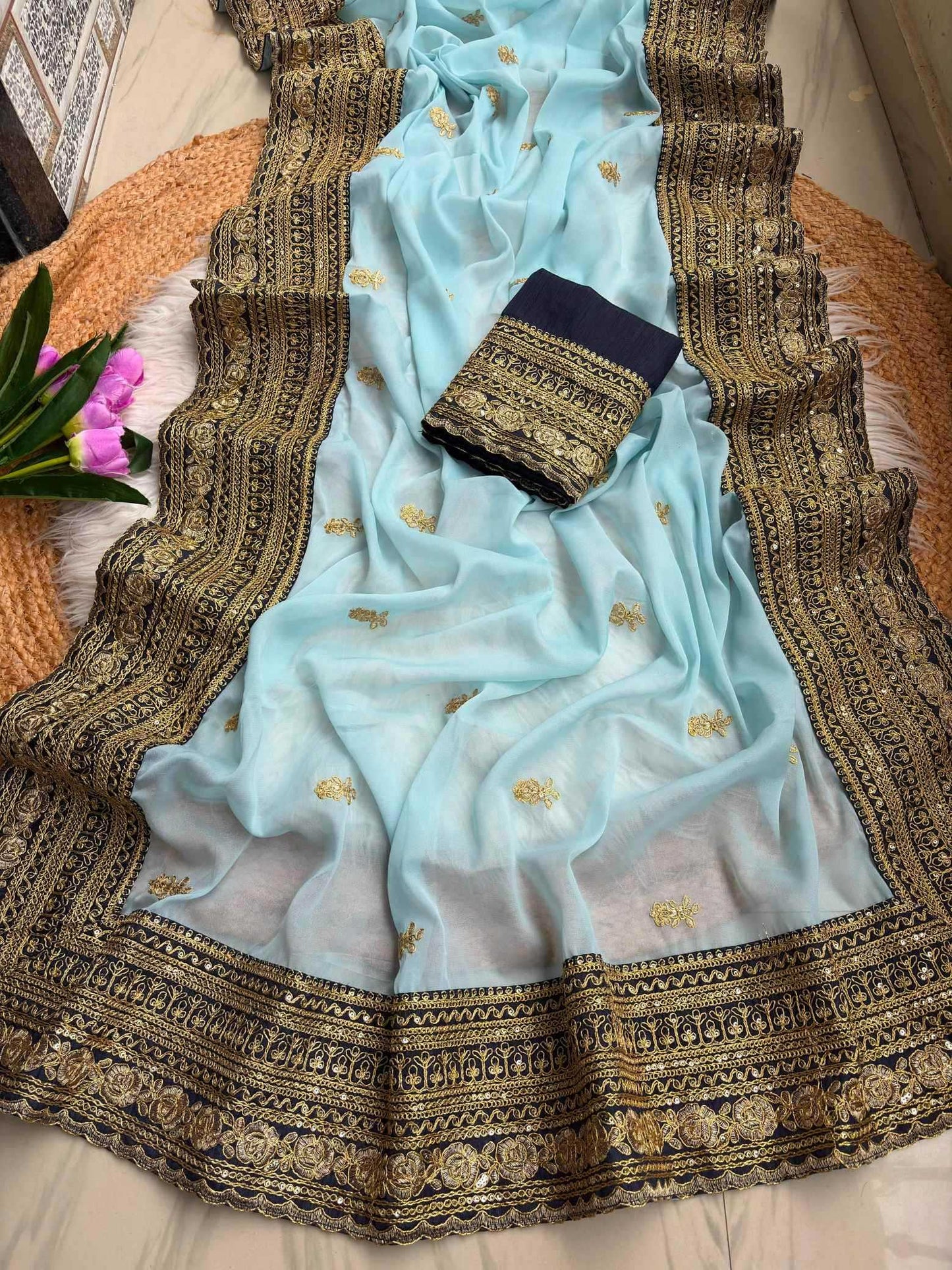 Pure Silk Designer Saree
