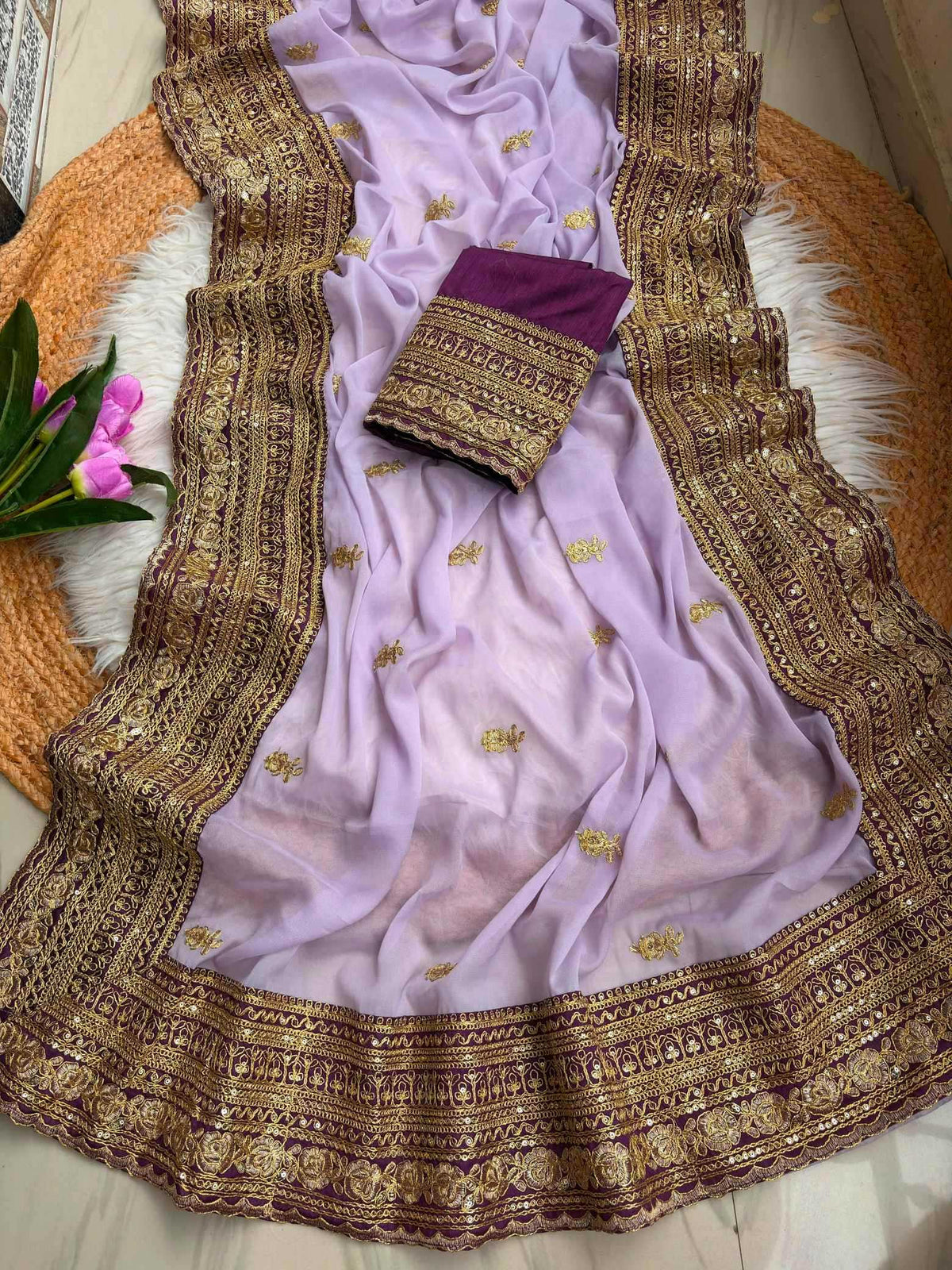 Pure Silk Designer Saree