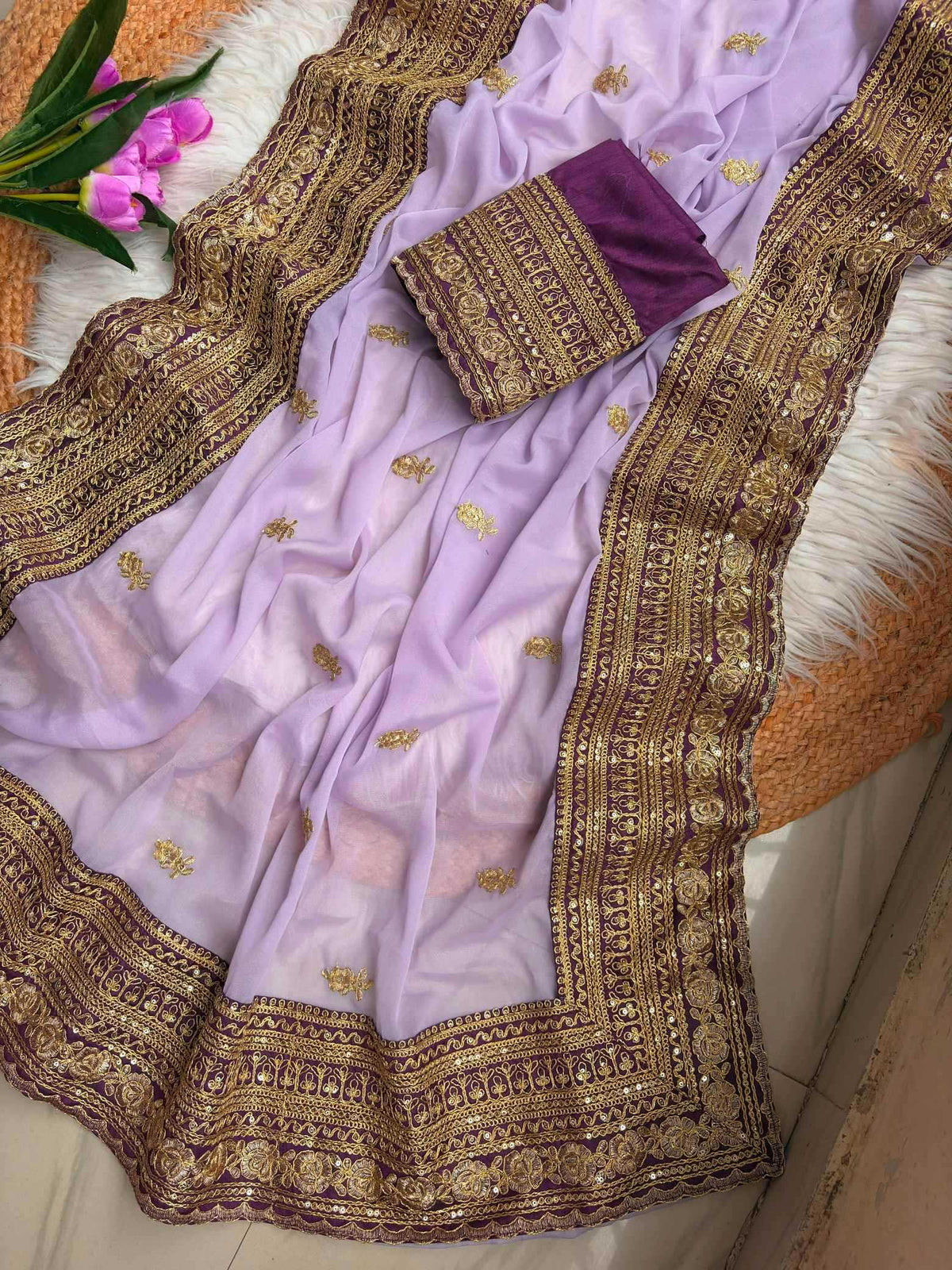 Pure Silk Designer Saree