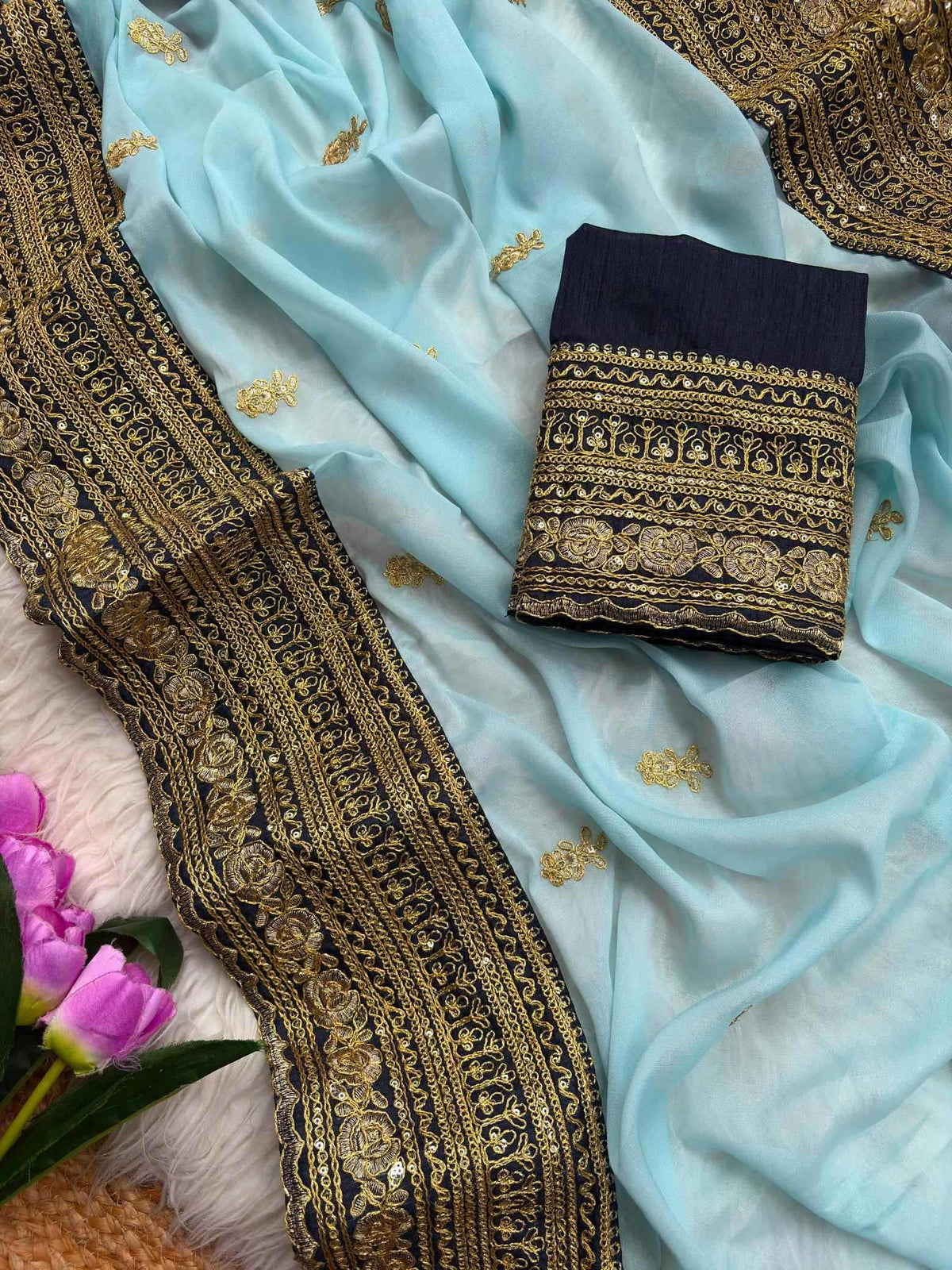 Pure Silk Designer Saree