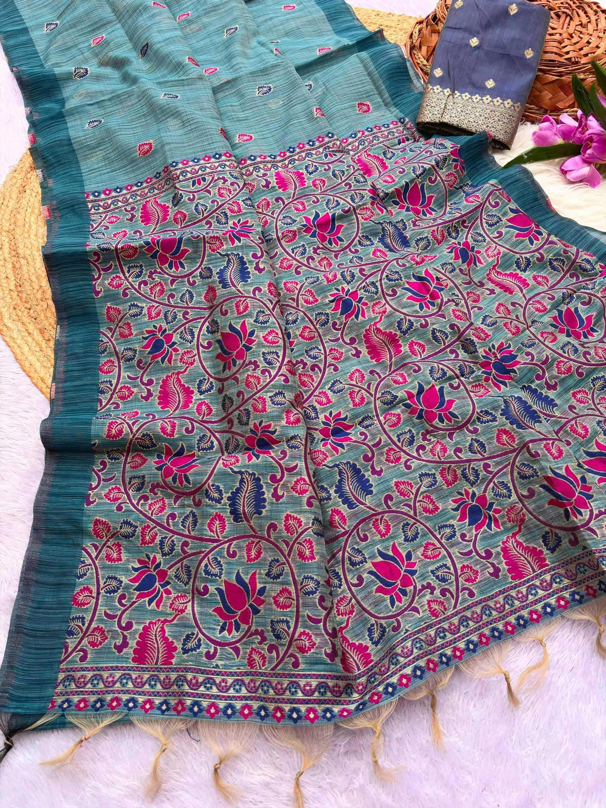 Pure Silk Designer Saree