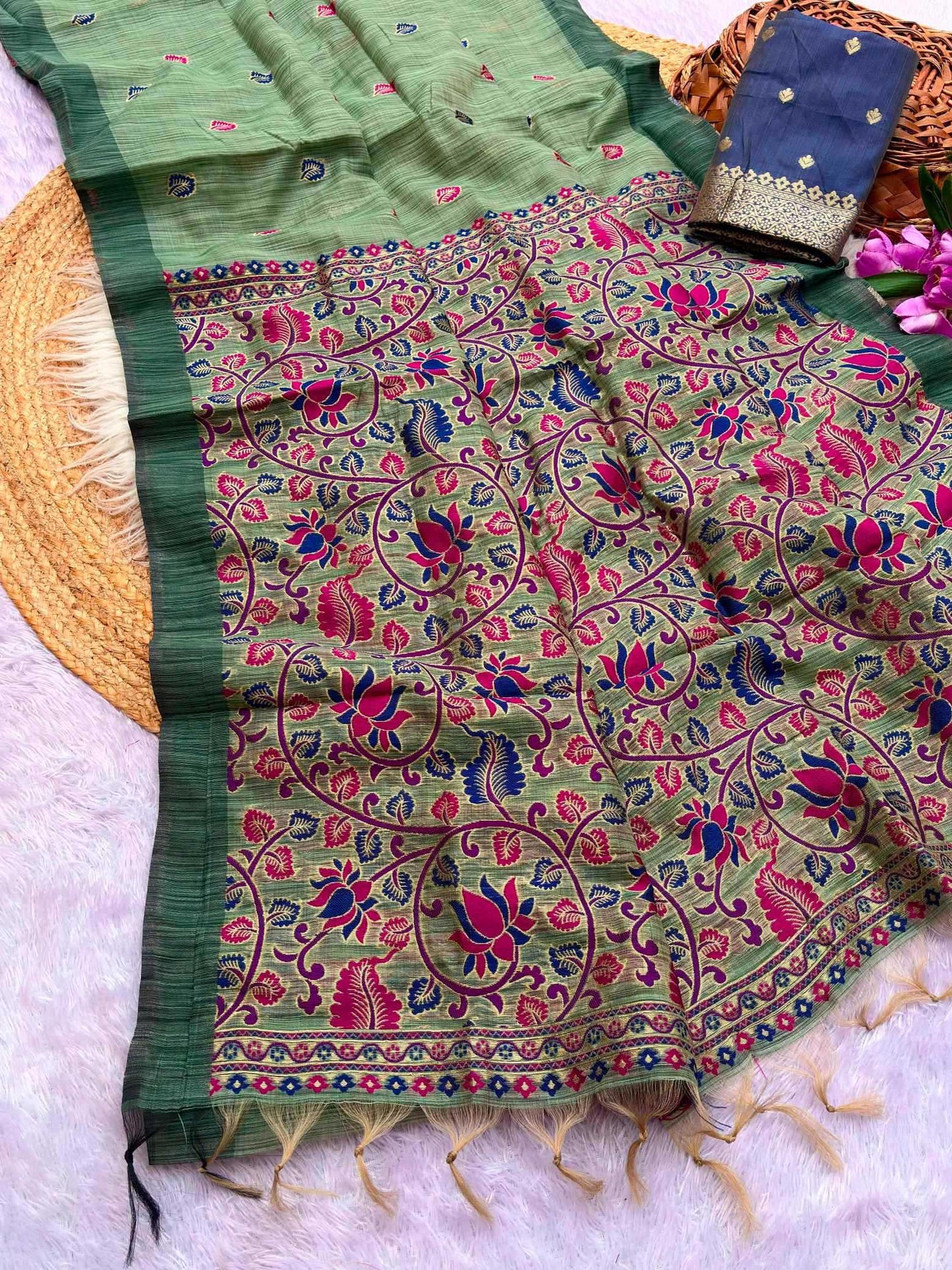 Pure Silk Designer Saree