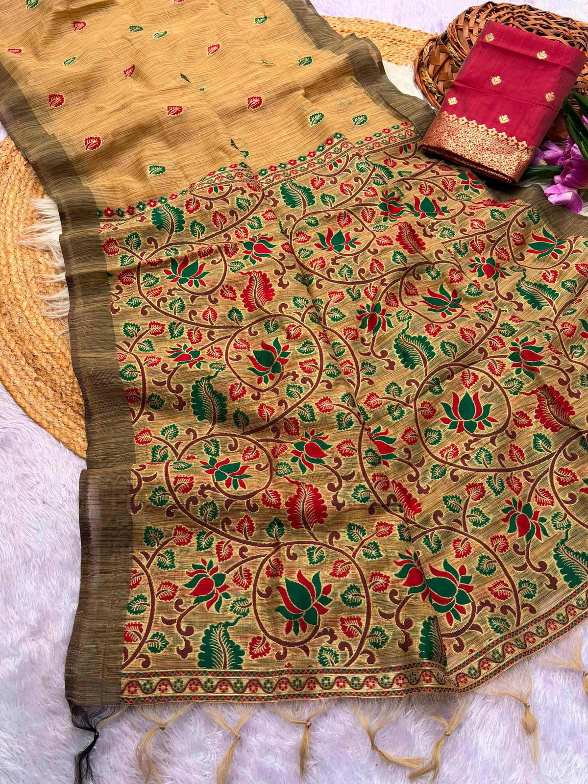 Pure Silk Designer Saree
