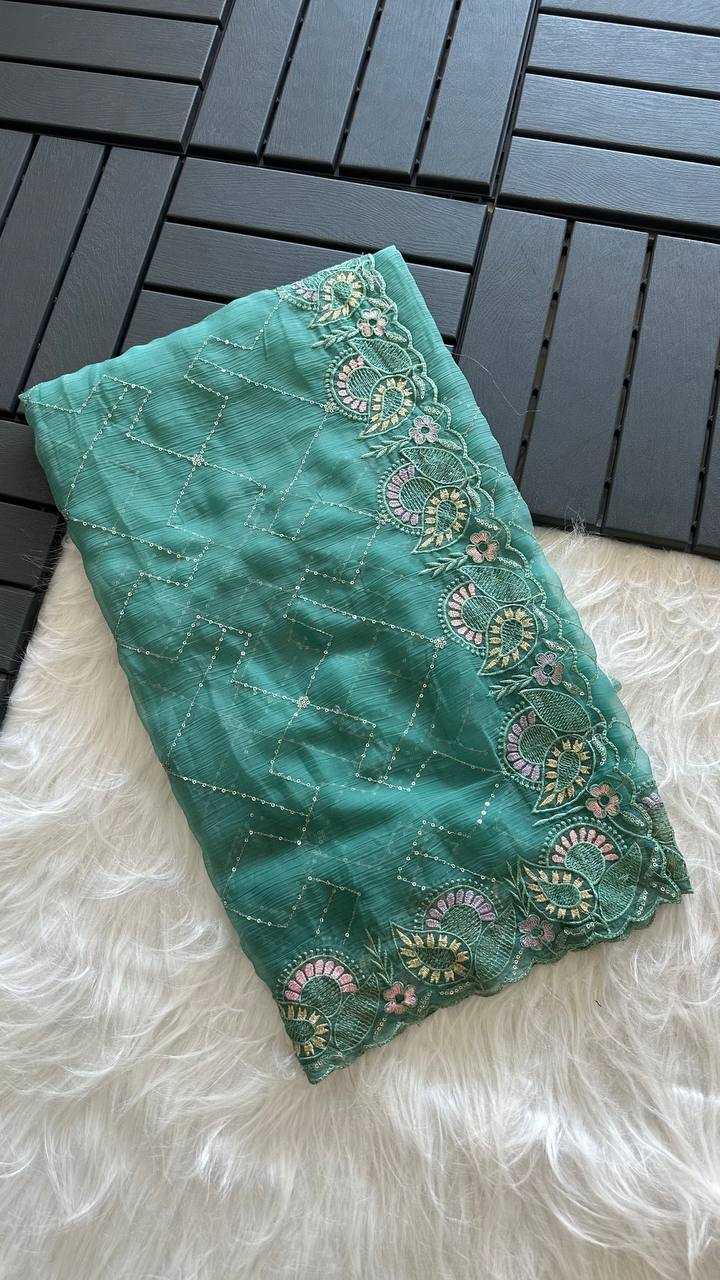 Chiffon Sequin Saree