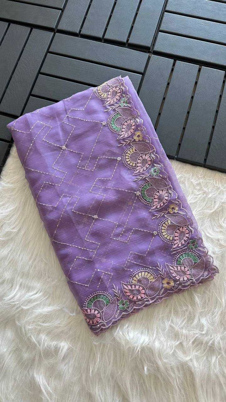 Chiffon Sequin Saree