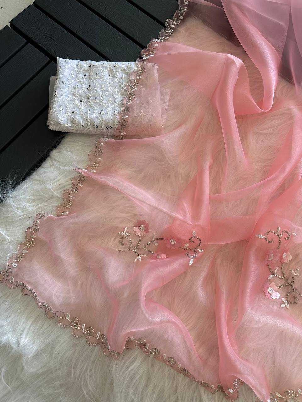 Organza Silk Designer Saree
