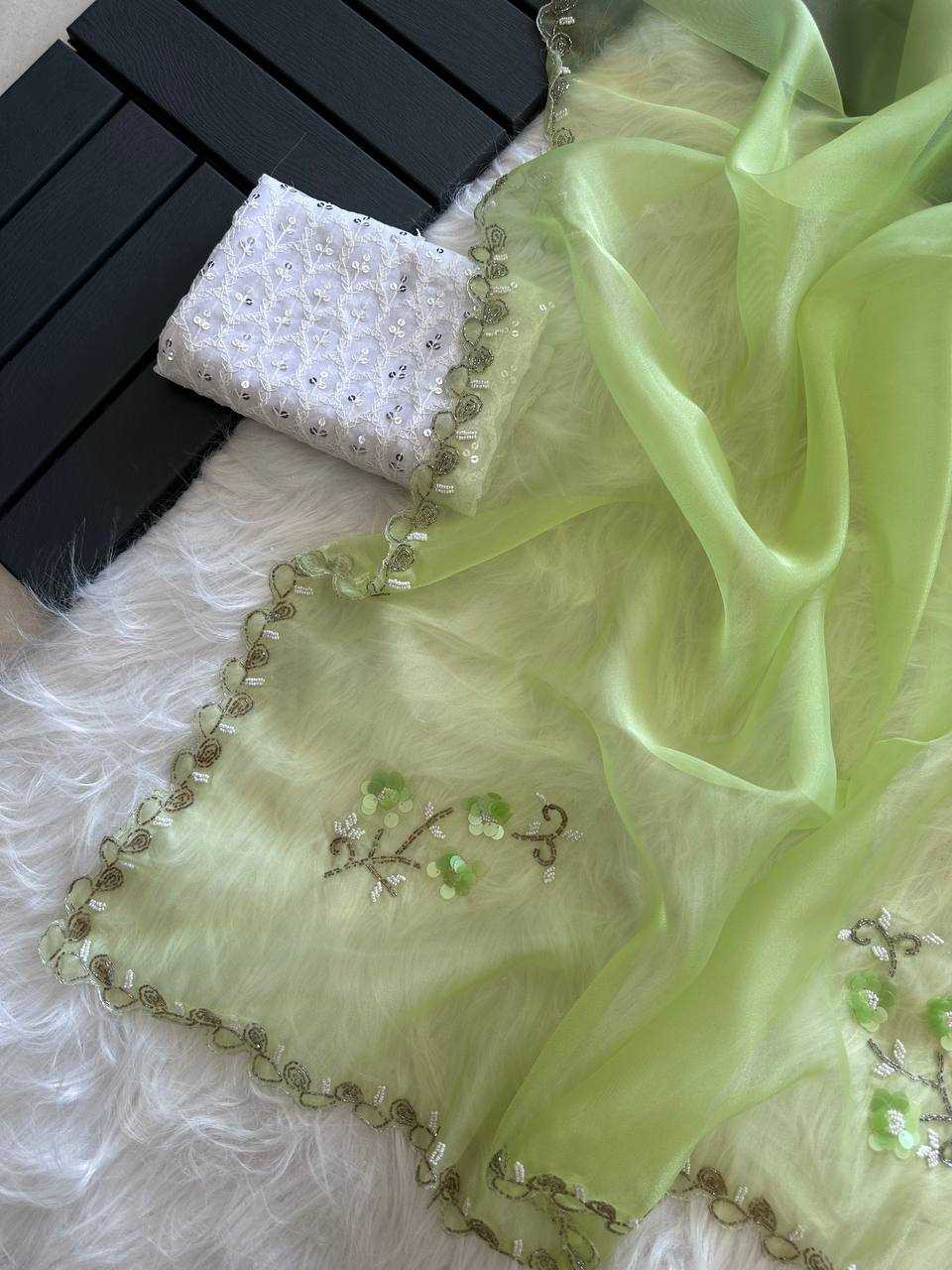Organza Silk Designer Saree