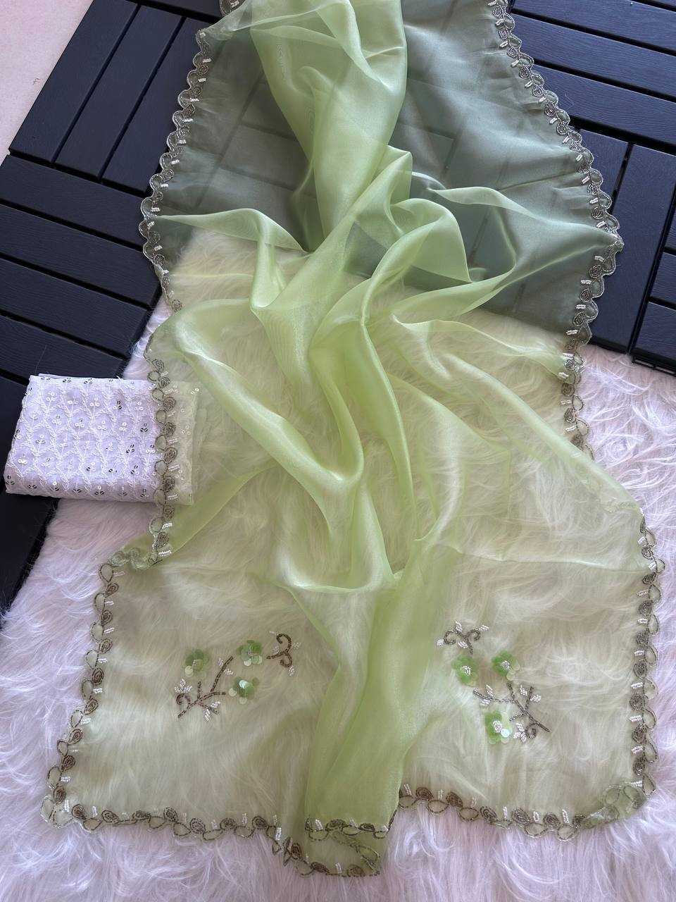 Organza Silk Designer Saree