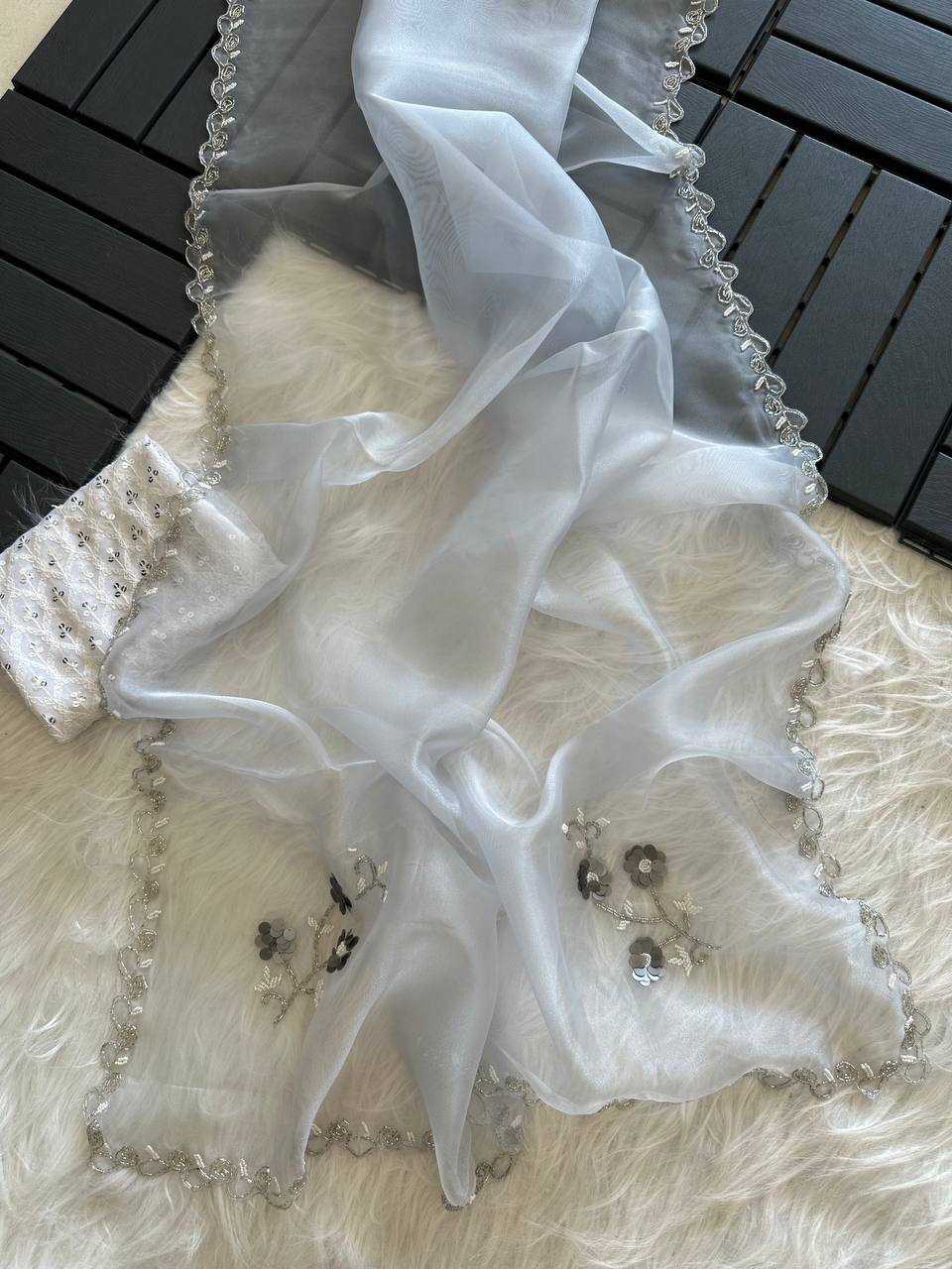 Organza Silk Designer Saree