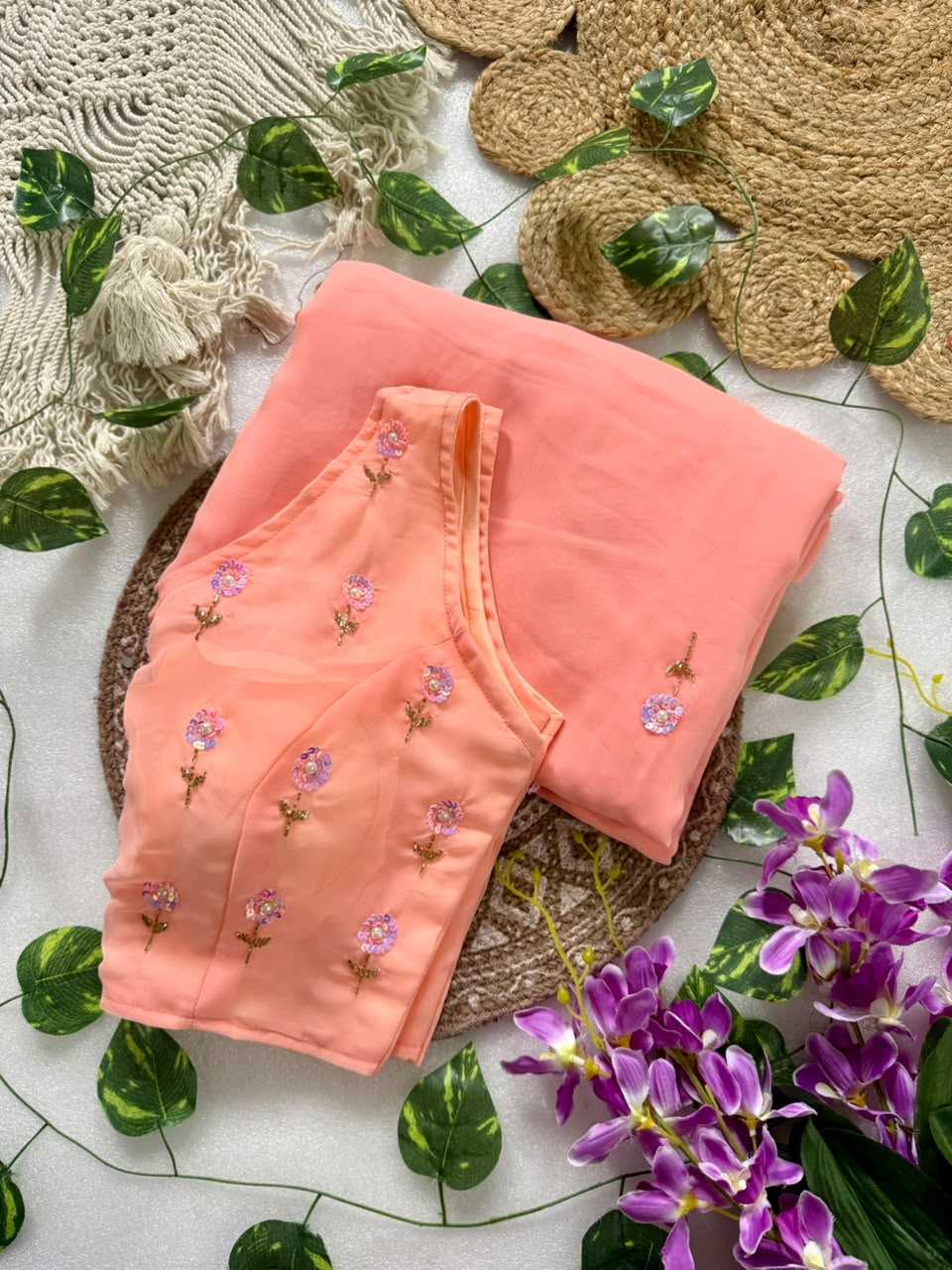 Georgette Party Wear Saree