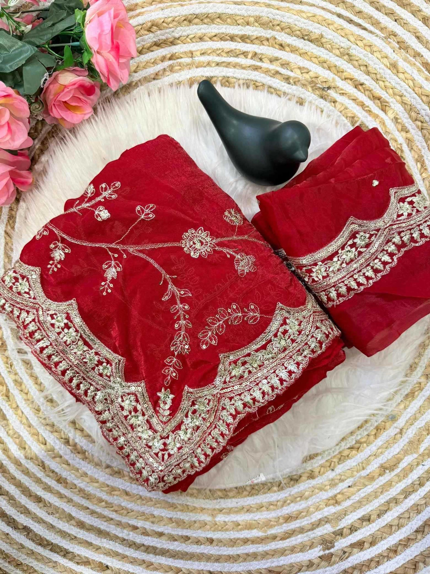 Space Silk Designer Saree