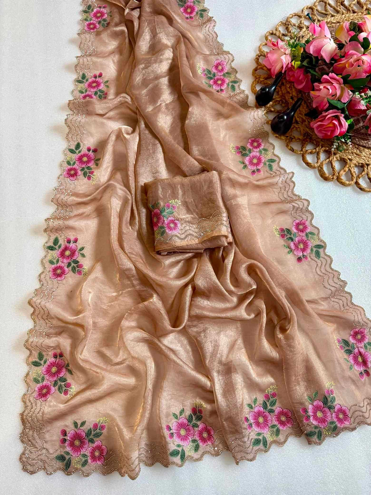 Akshvini Satin Designer Saree