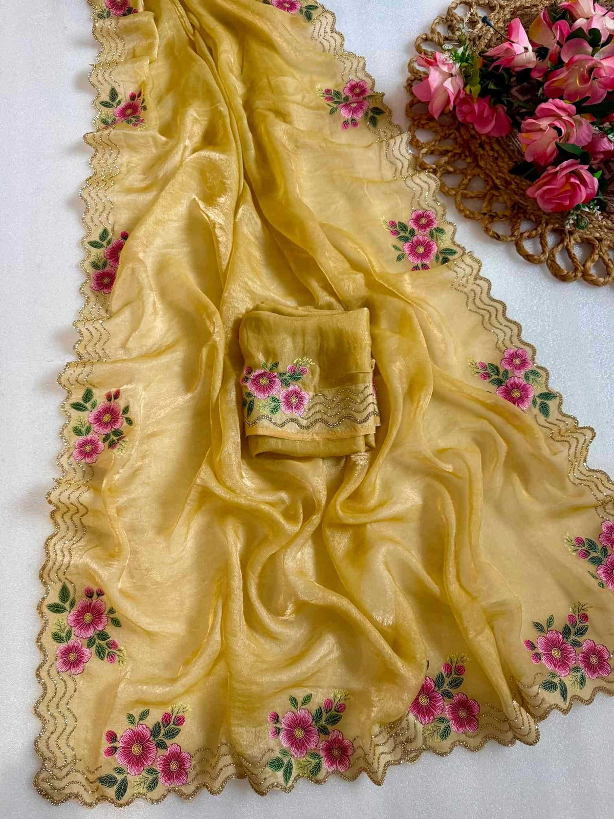 Akshvini Satin Designer Saree