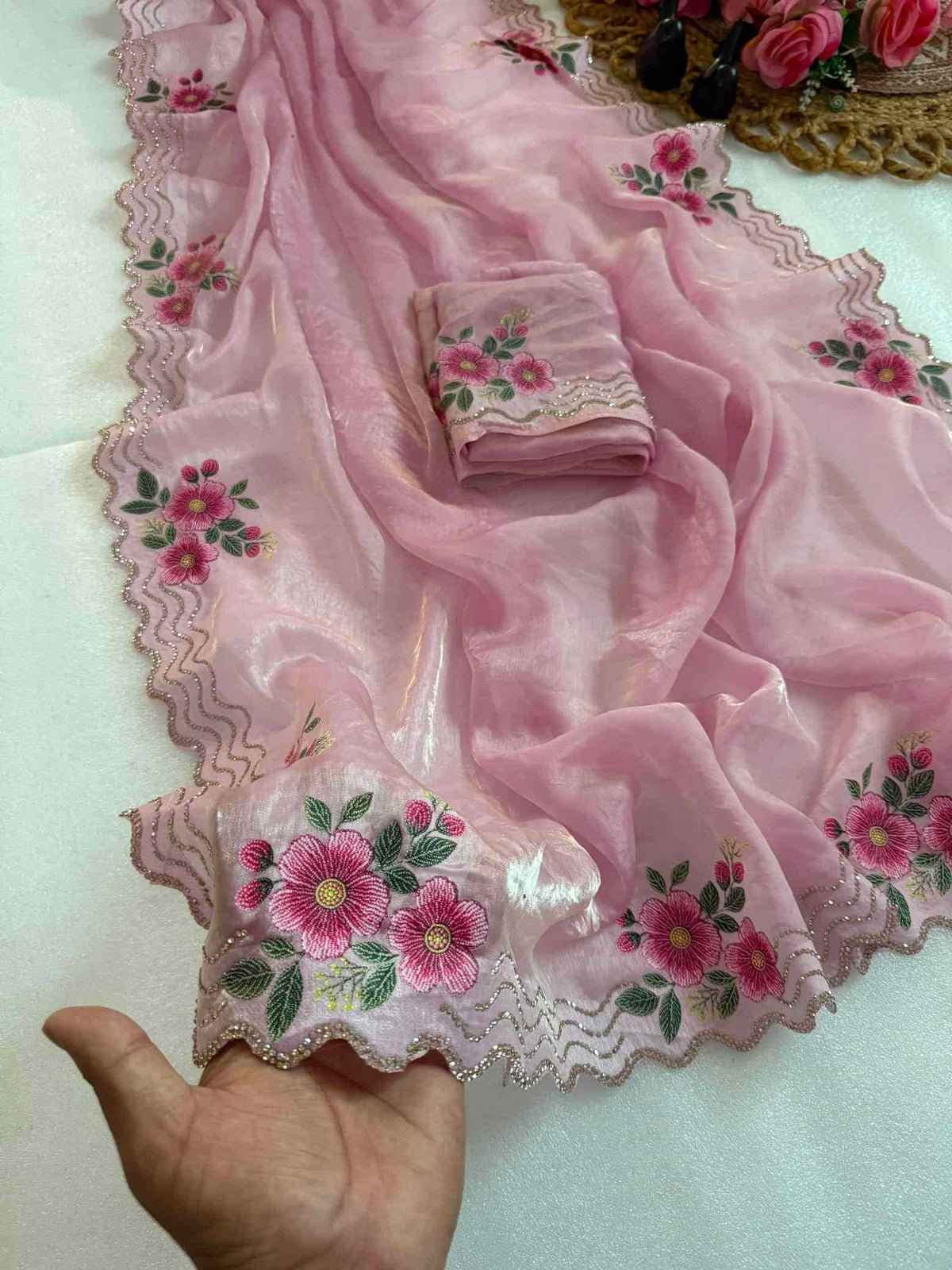 Akshvini Satin Designer Saree