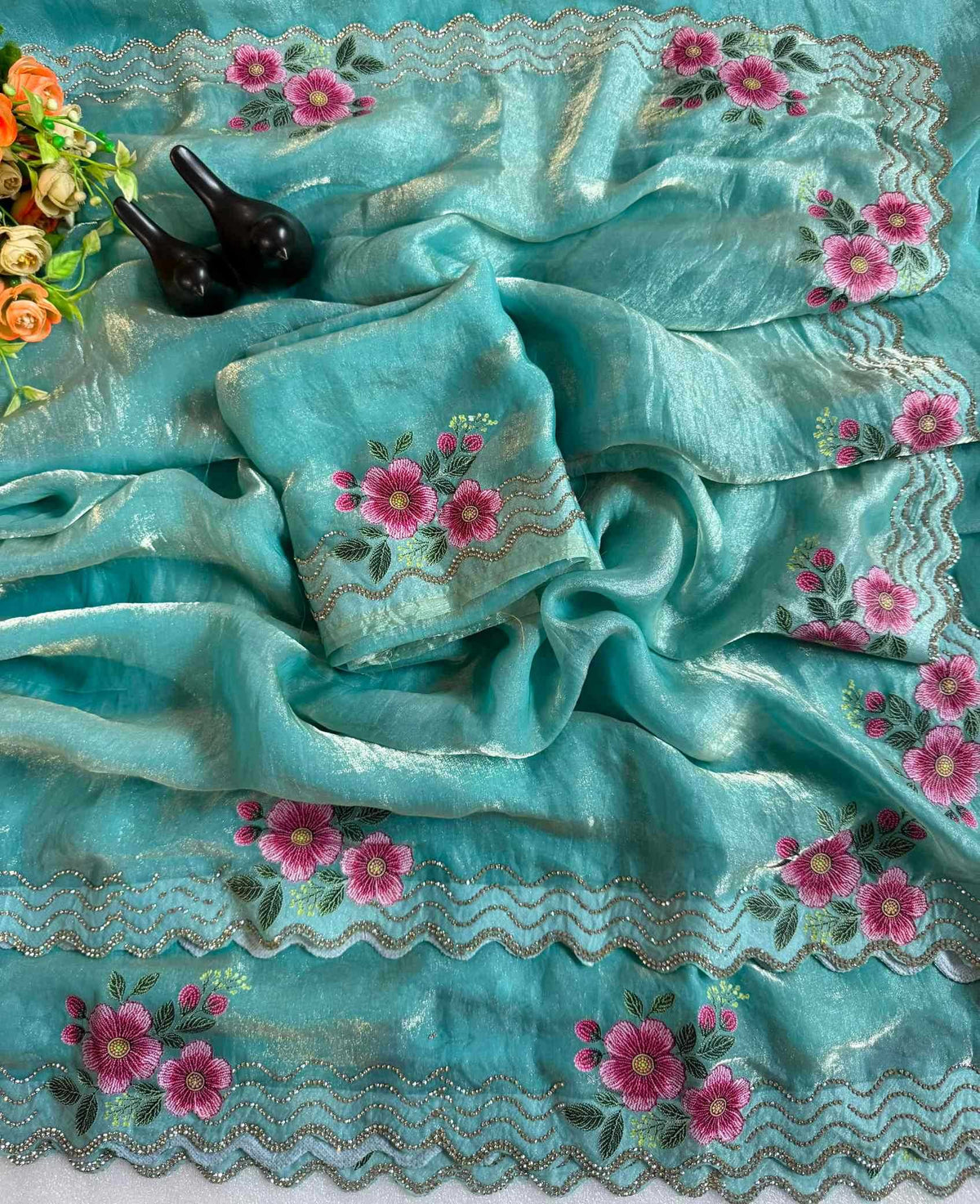 Akshvini Satin Designer Saree