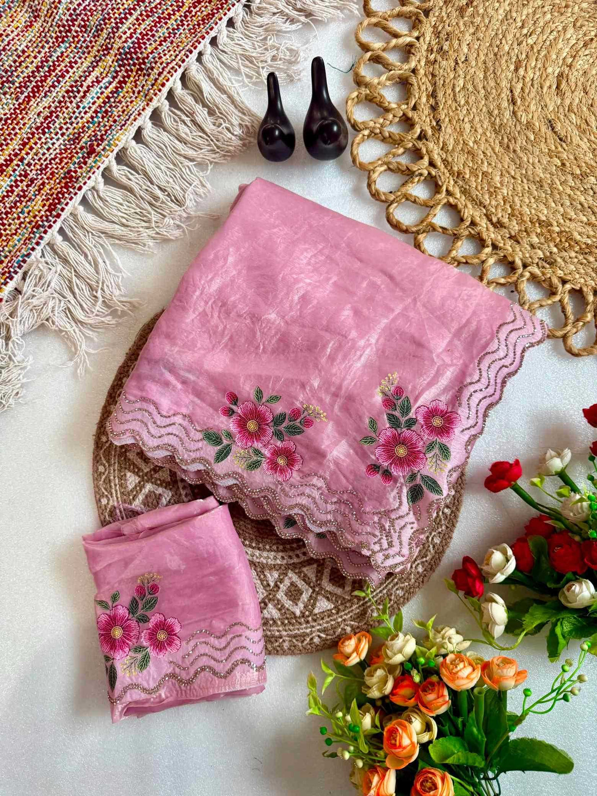 Akshvini Satin Designer Saree