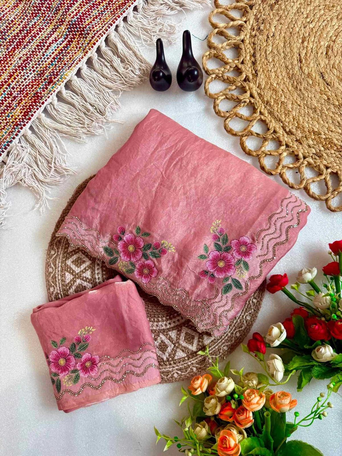 Akshvini Satin Designer Saree