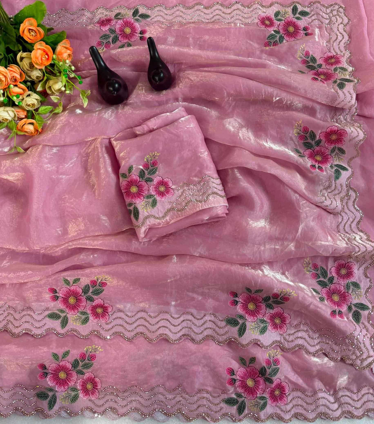 Akshvini Satin Designer Saree