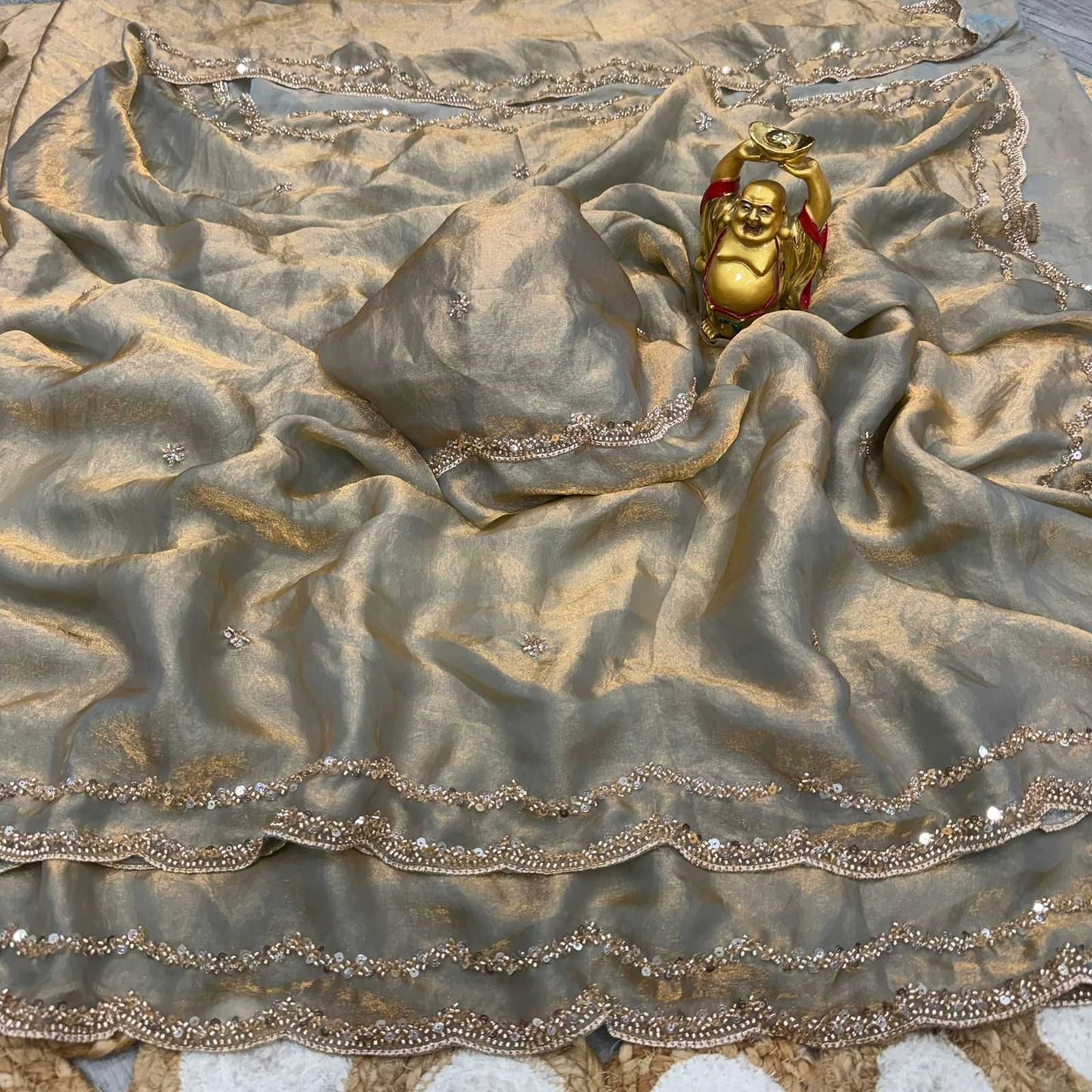 Satin Silk Party Wear Saree
