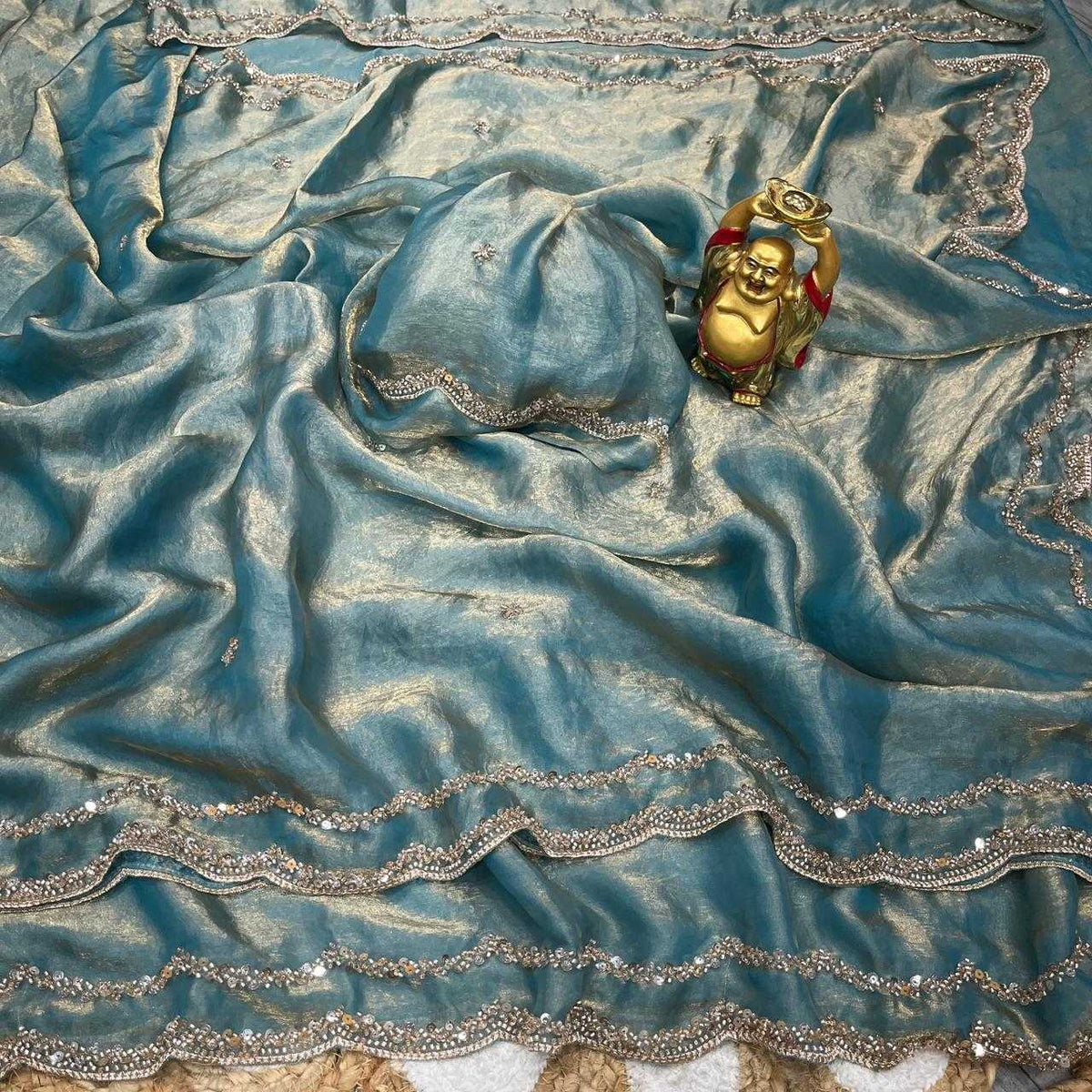 Satin Silk Party Wear Saree