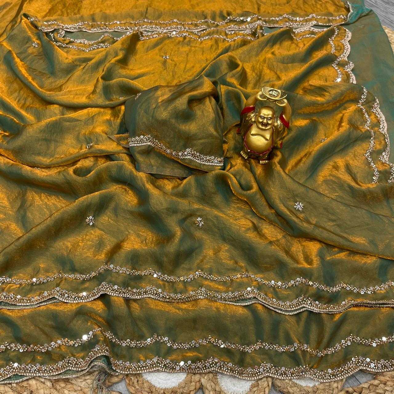 Satin Silk Party Wear Saree