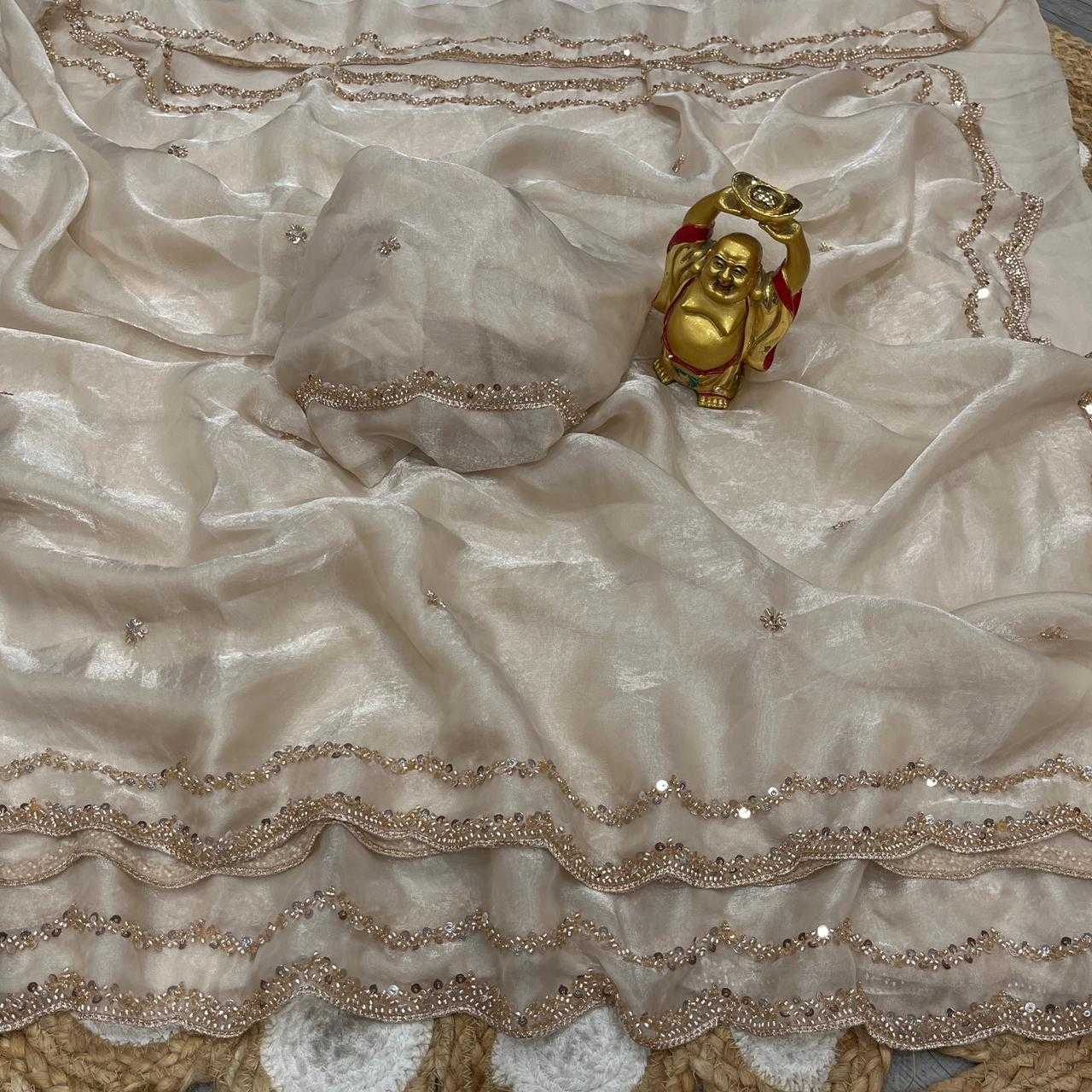 Satin Silk Party Wear Saree
