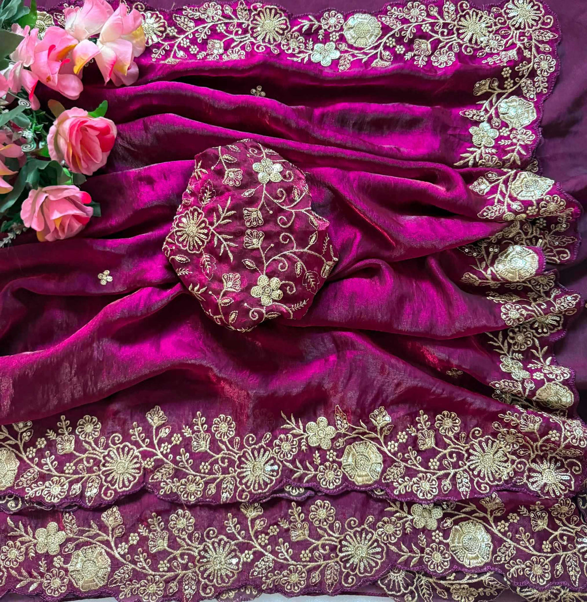 Anvitha Space Silk Designer Saree