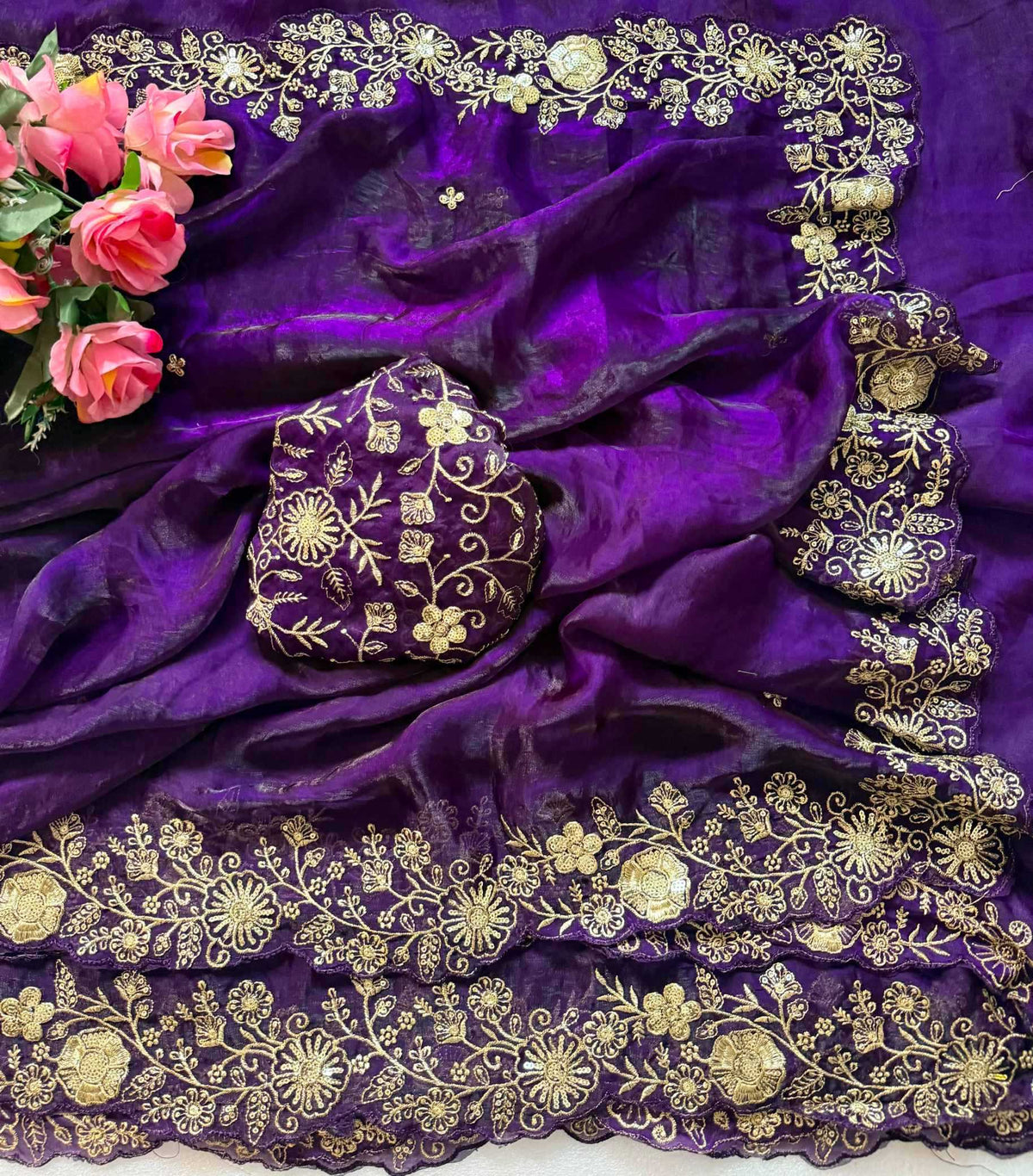 Anvitha Space Silk Designer Saree