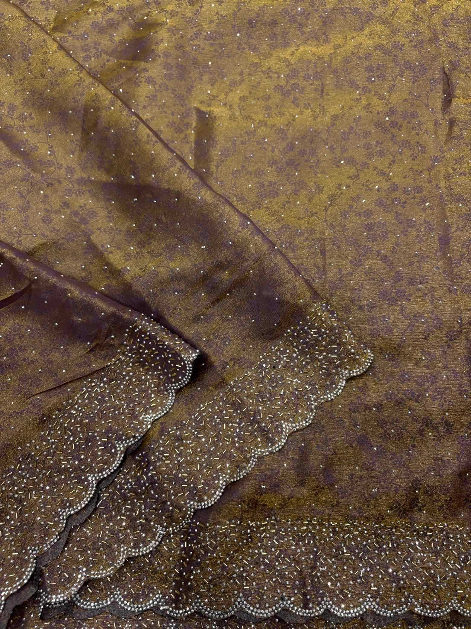 Satin Designer Saree