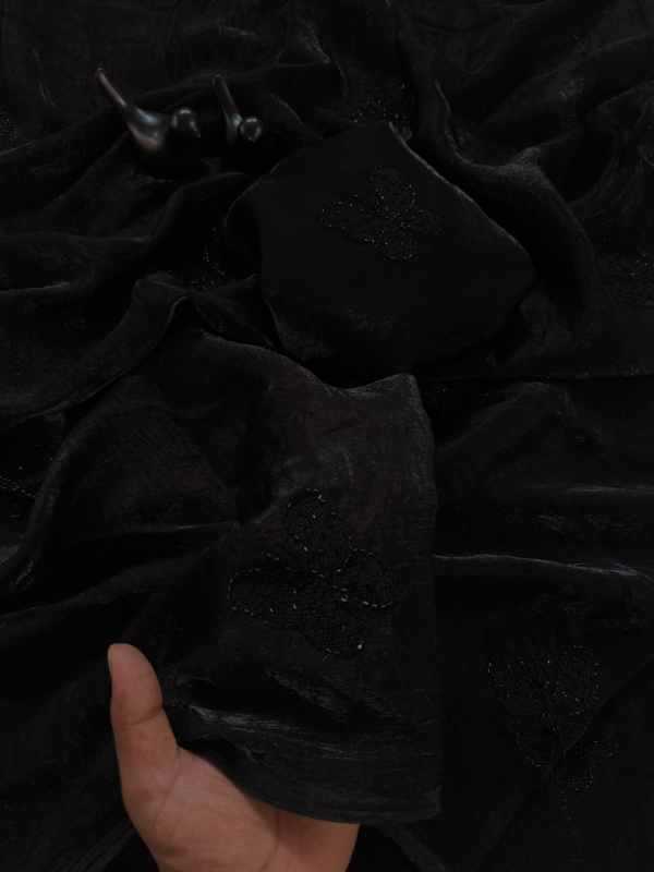 Butterfly Satin Designer Saree