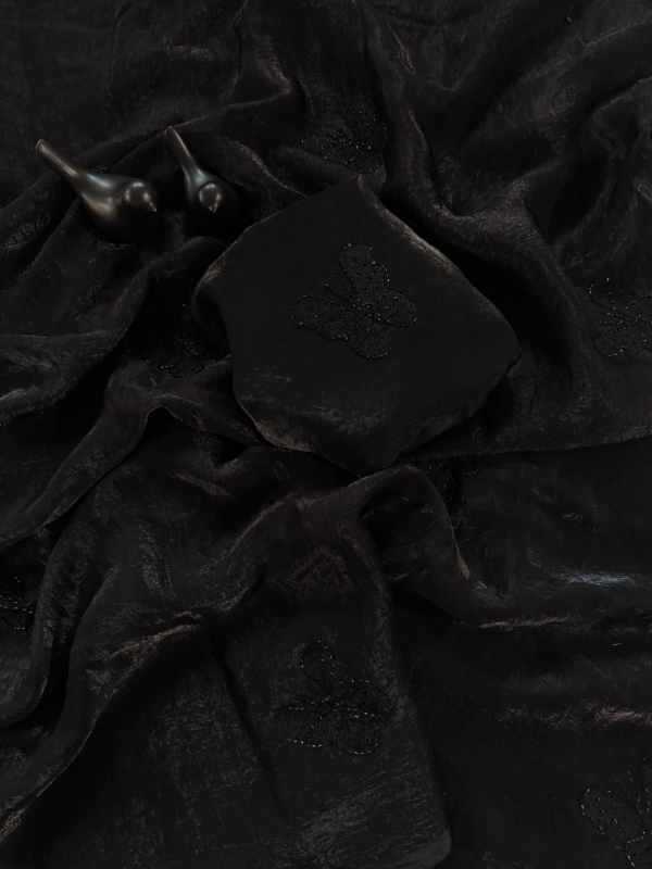 Butterfly Satin Designer Saree