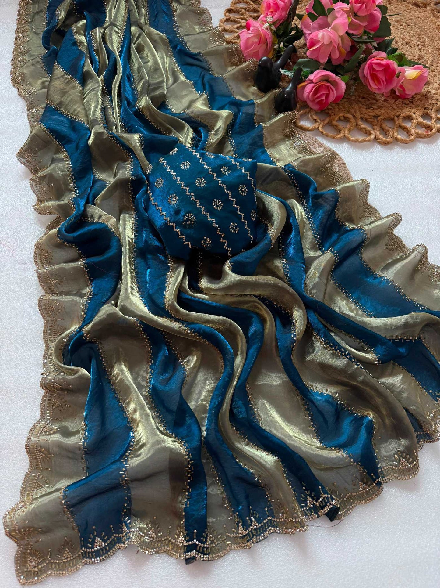 Space Silk Traditional Saree