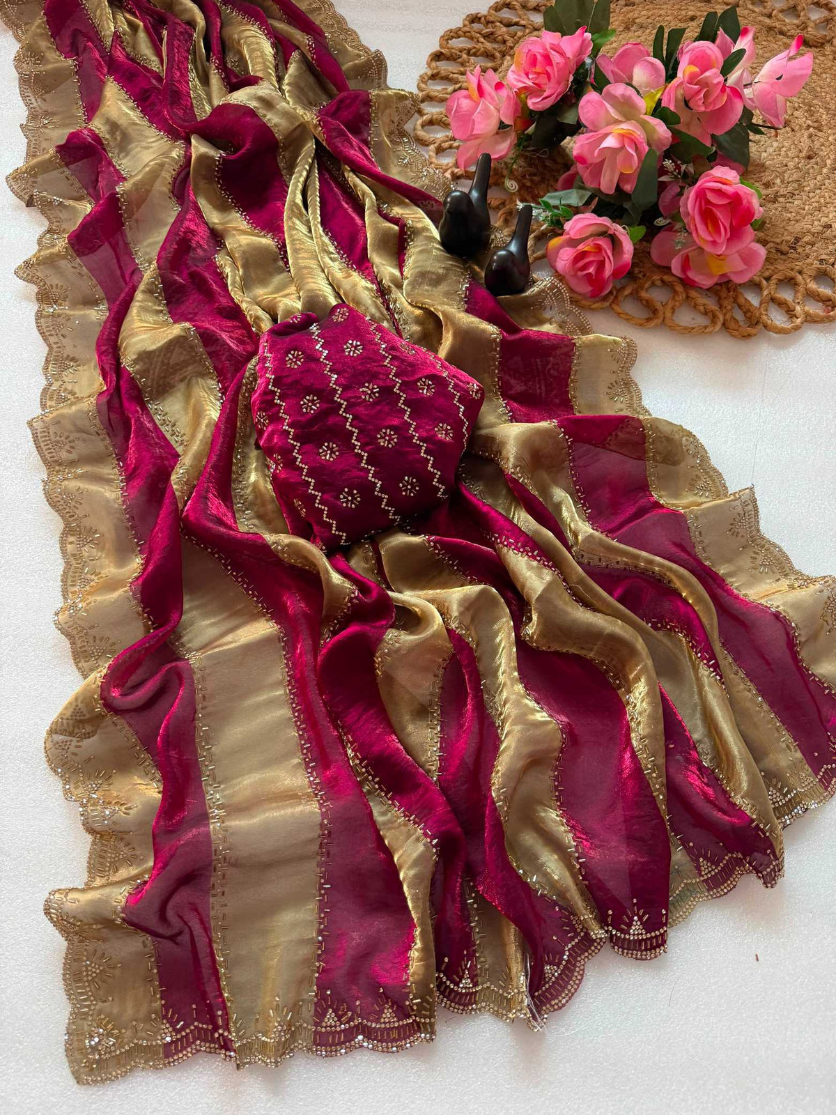 Space Silk Traditional Saree