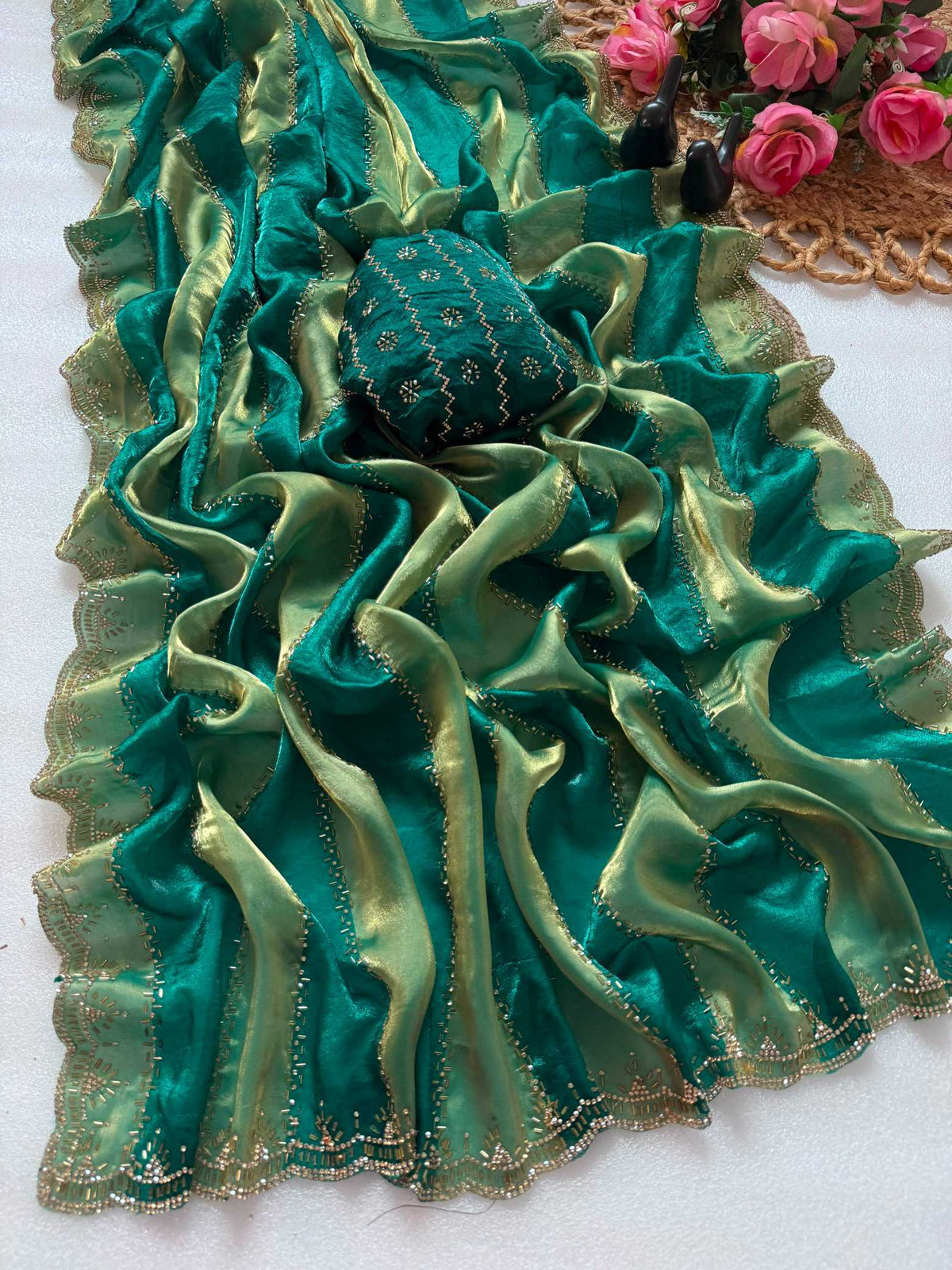 Space Silk Traditional Saree
