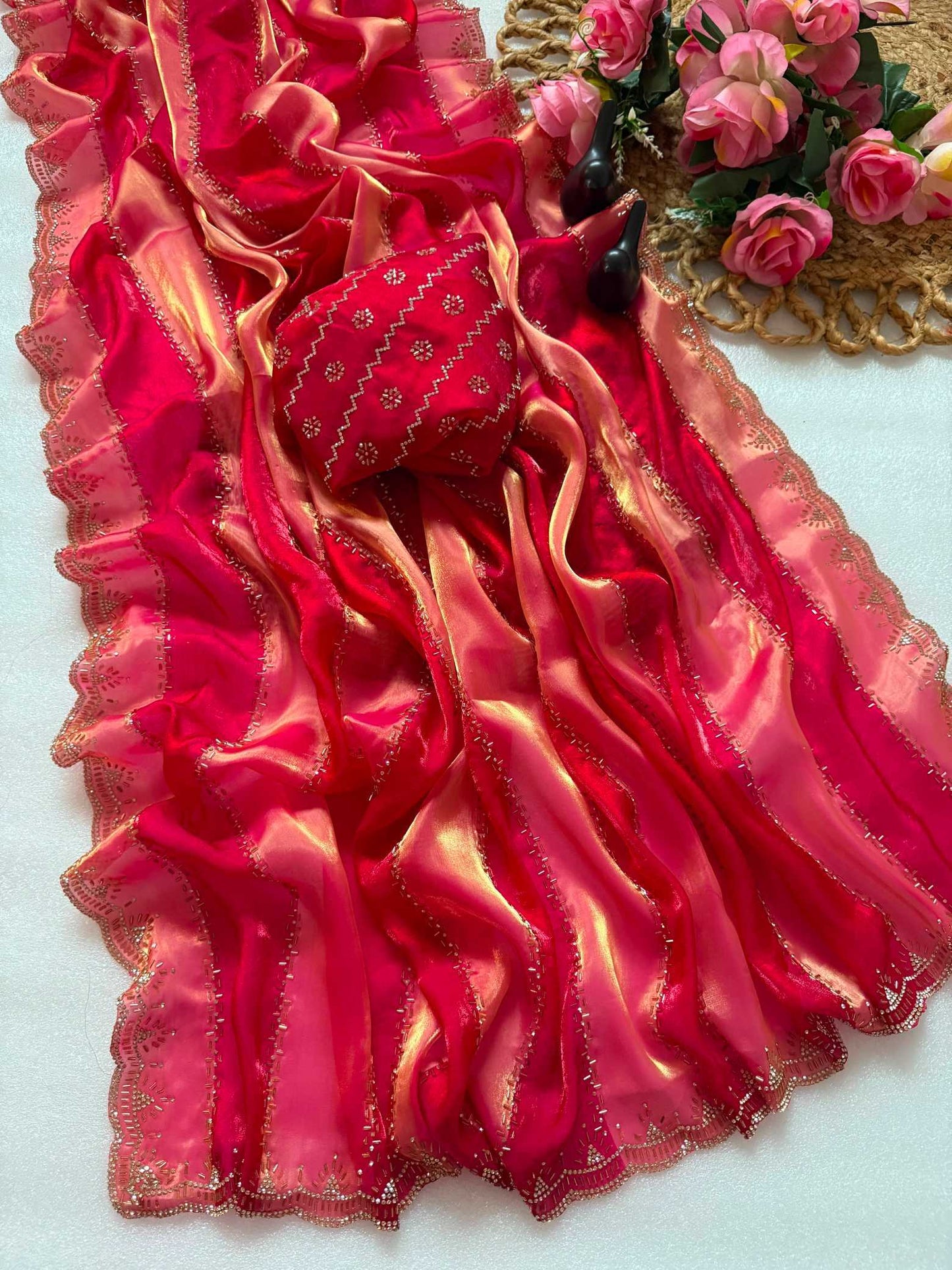 Space Silk Traditional Saree