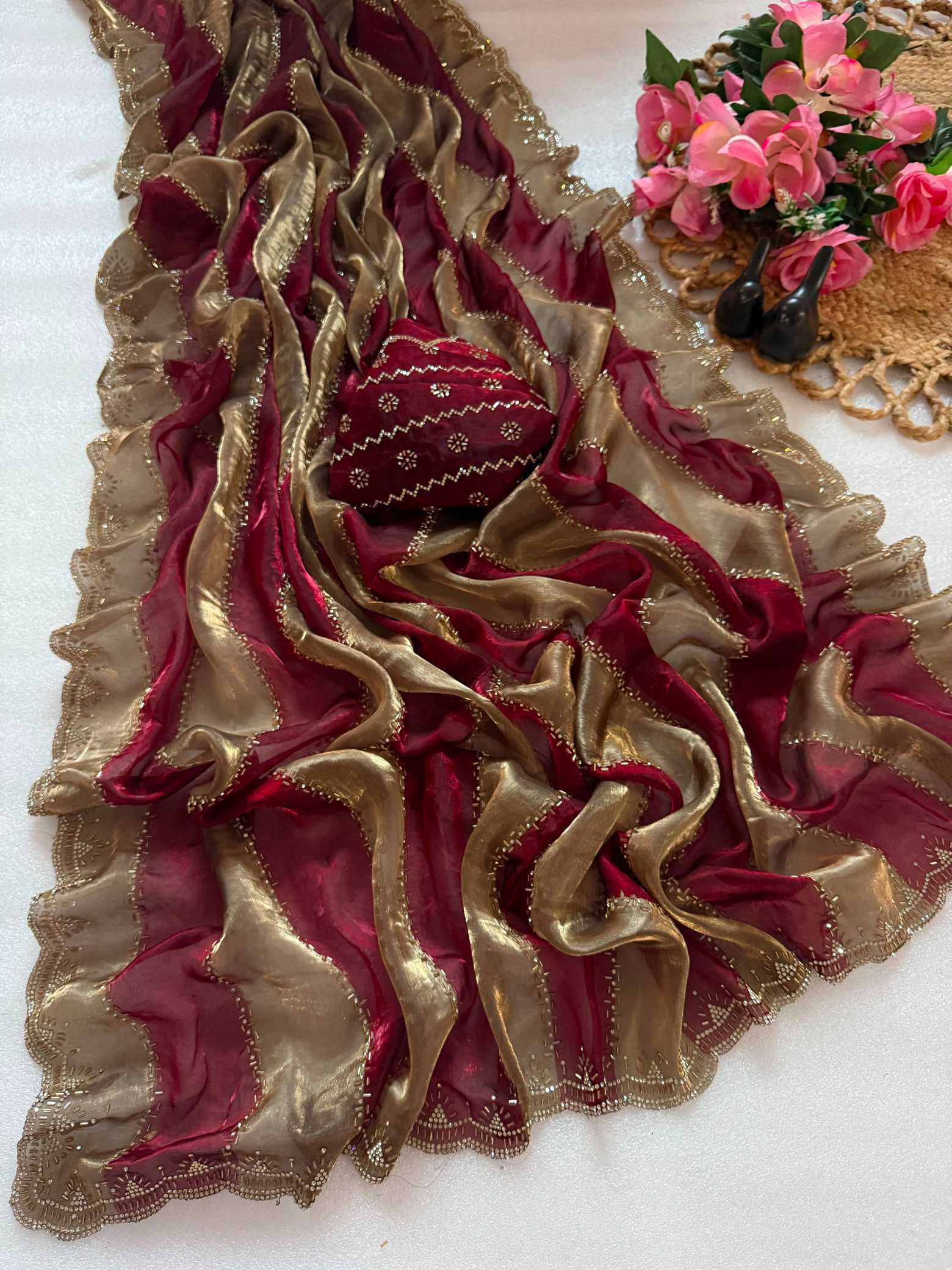 Space Silk Traditional Saree