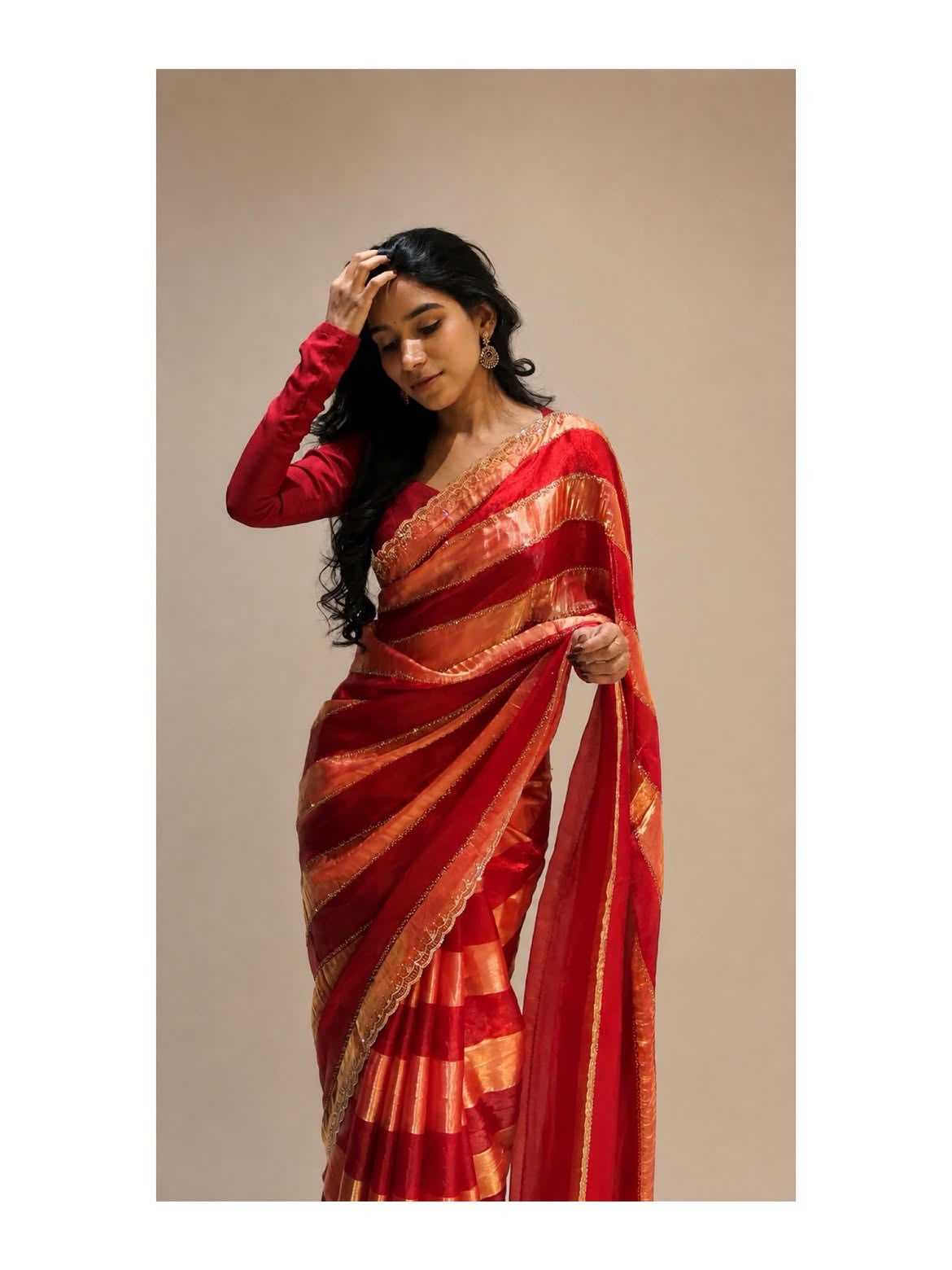 Space Silk Traditional Saree