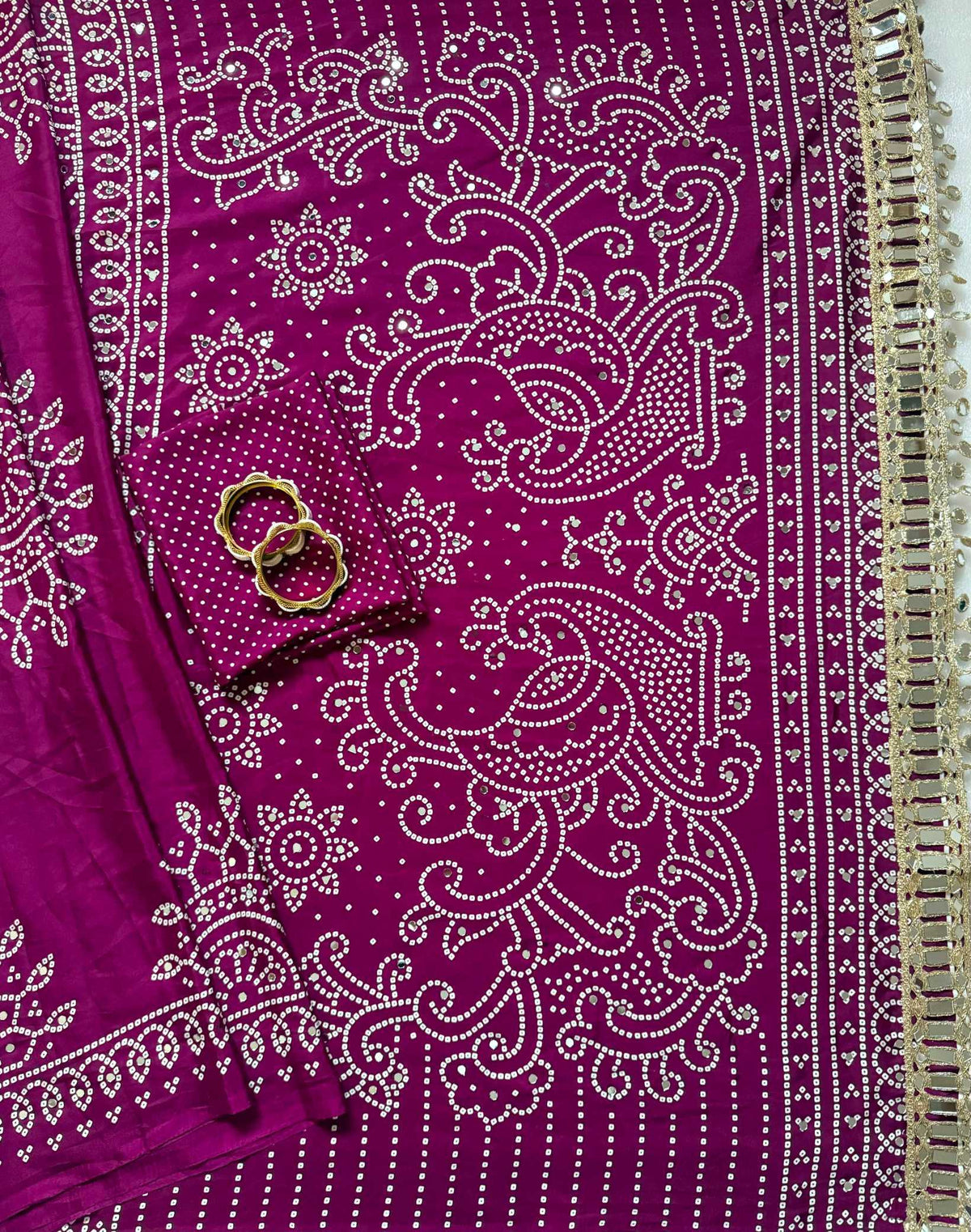 Satin Silk Printed Saree