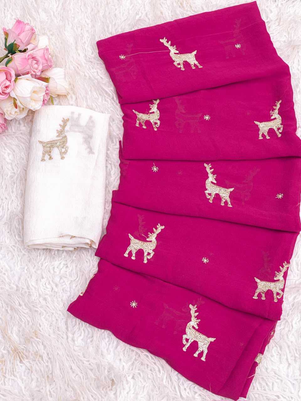 Duct Rangoli Silk Designer Saree