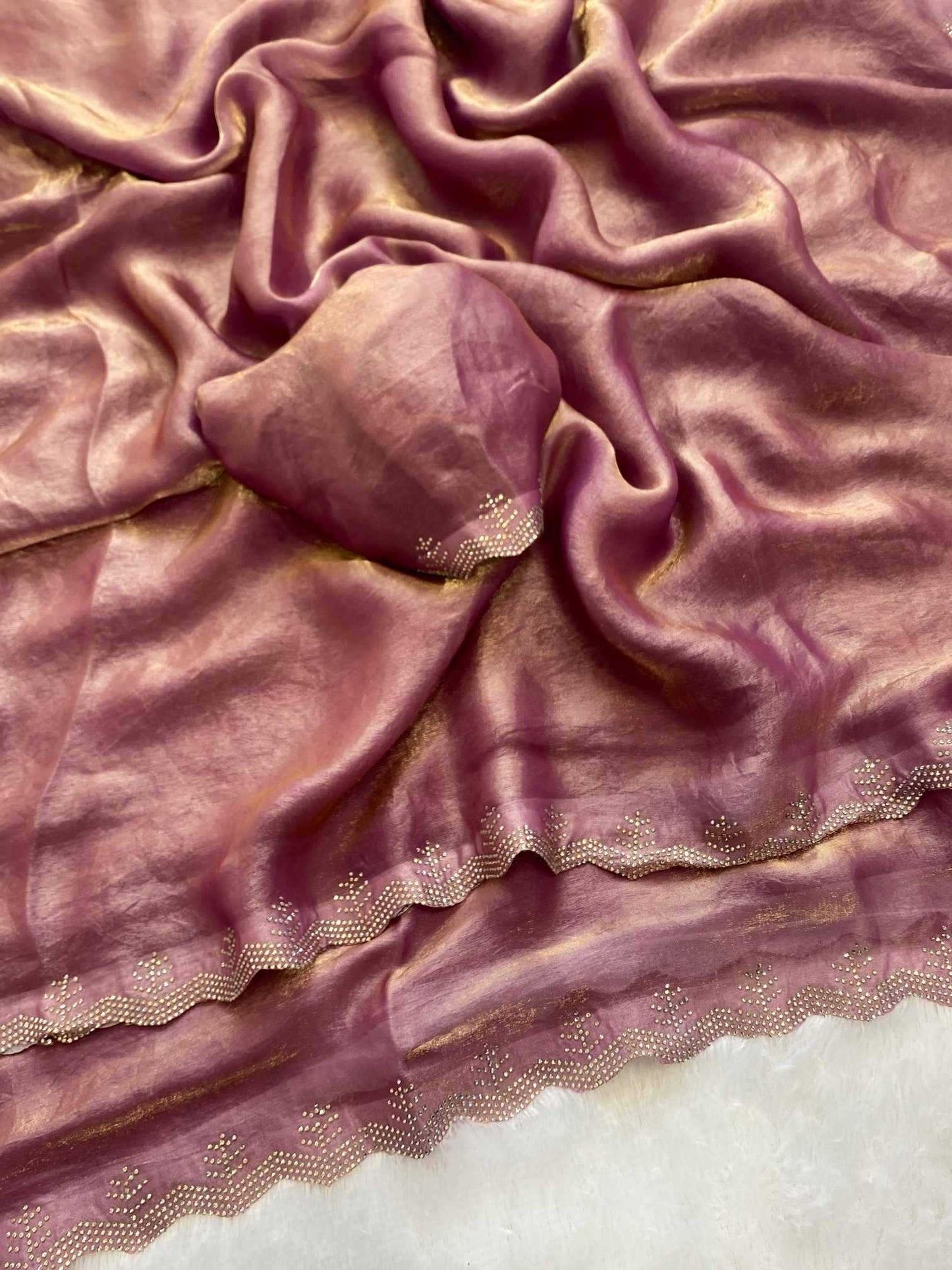 Satin Silk Designer Saree