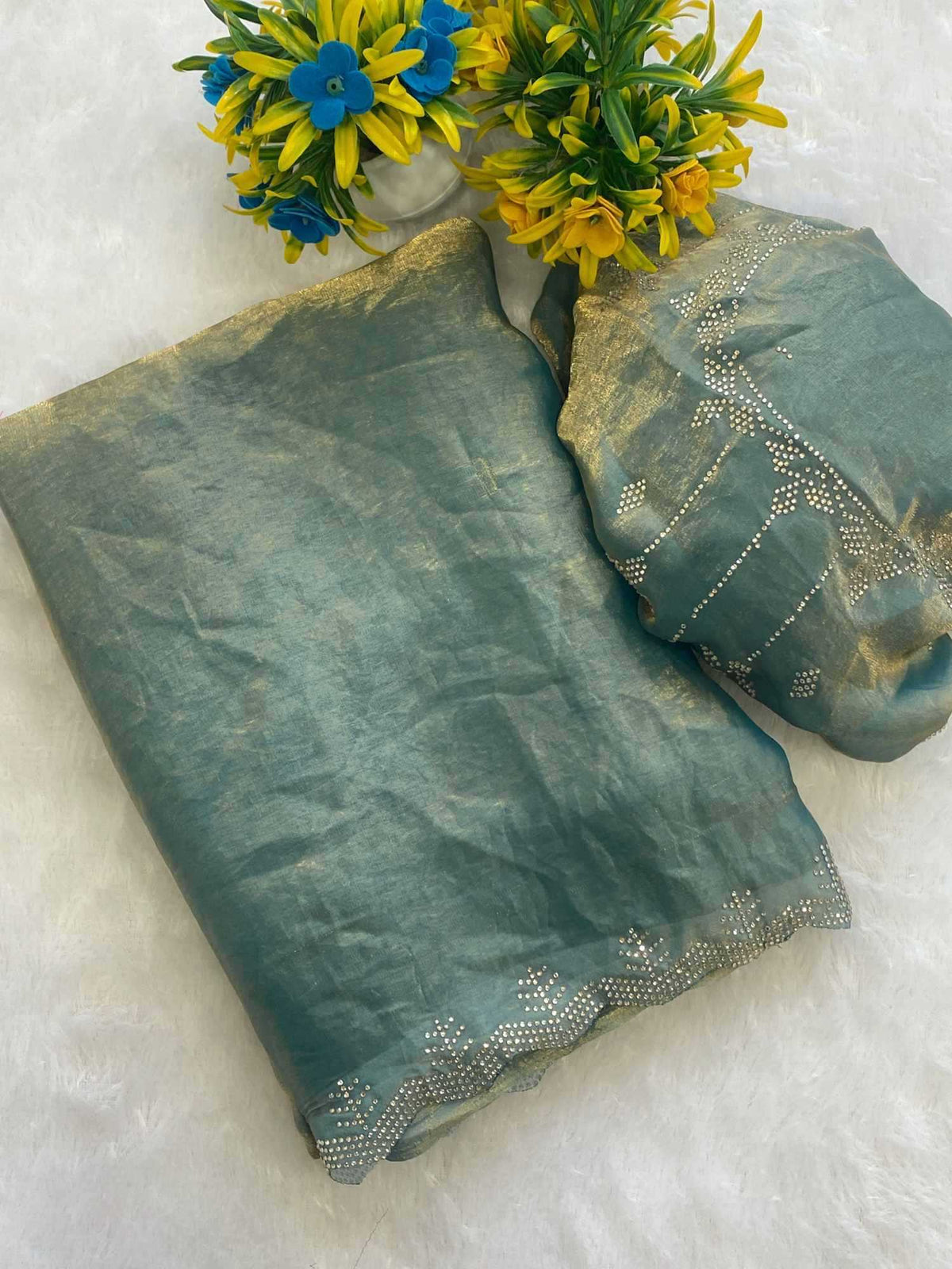 Satin Silk Designer Saree