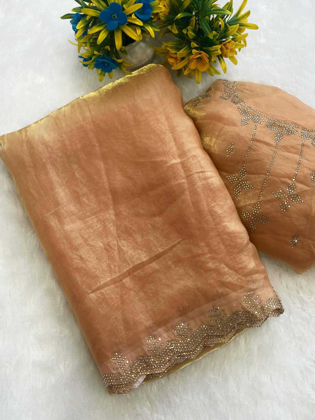Satin Silk Designer Saree